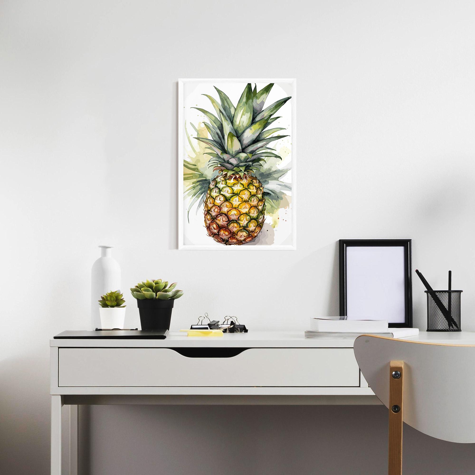 Gerahmte Poster Pineapple mockup 7