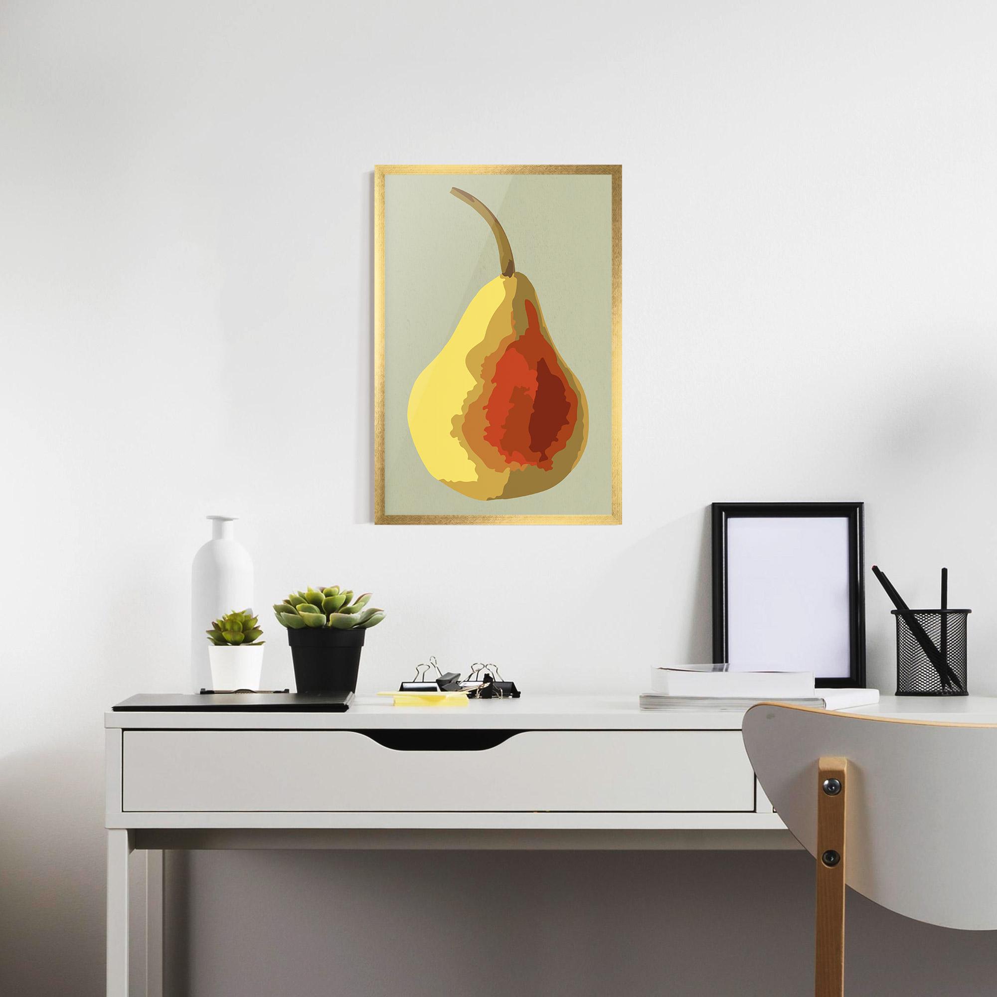 Gerahmte Poster Pear Art mockup 7