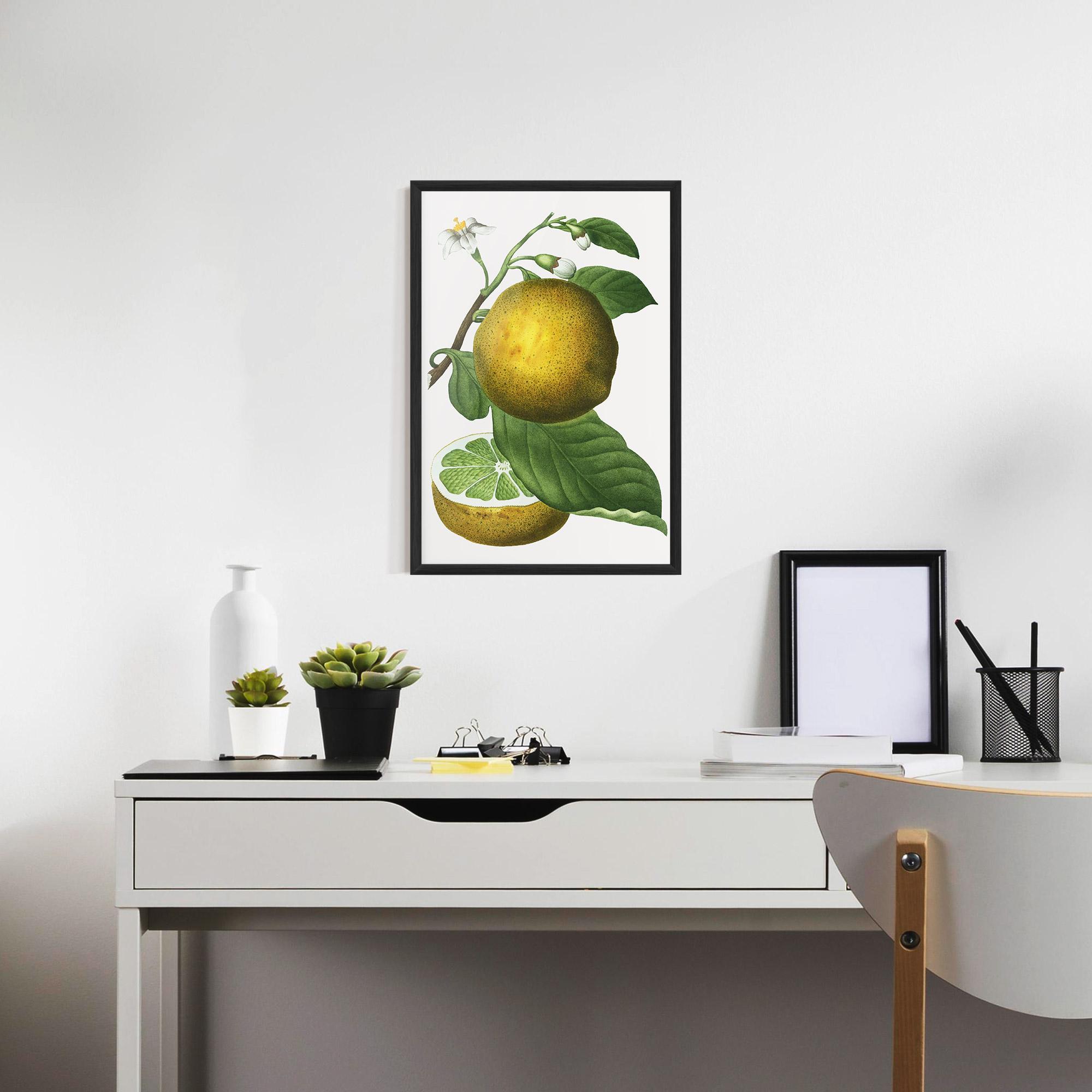 Gerahmte Poster Lime Flower mockup 7