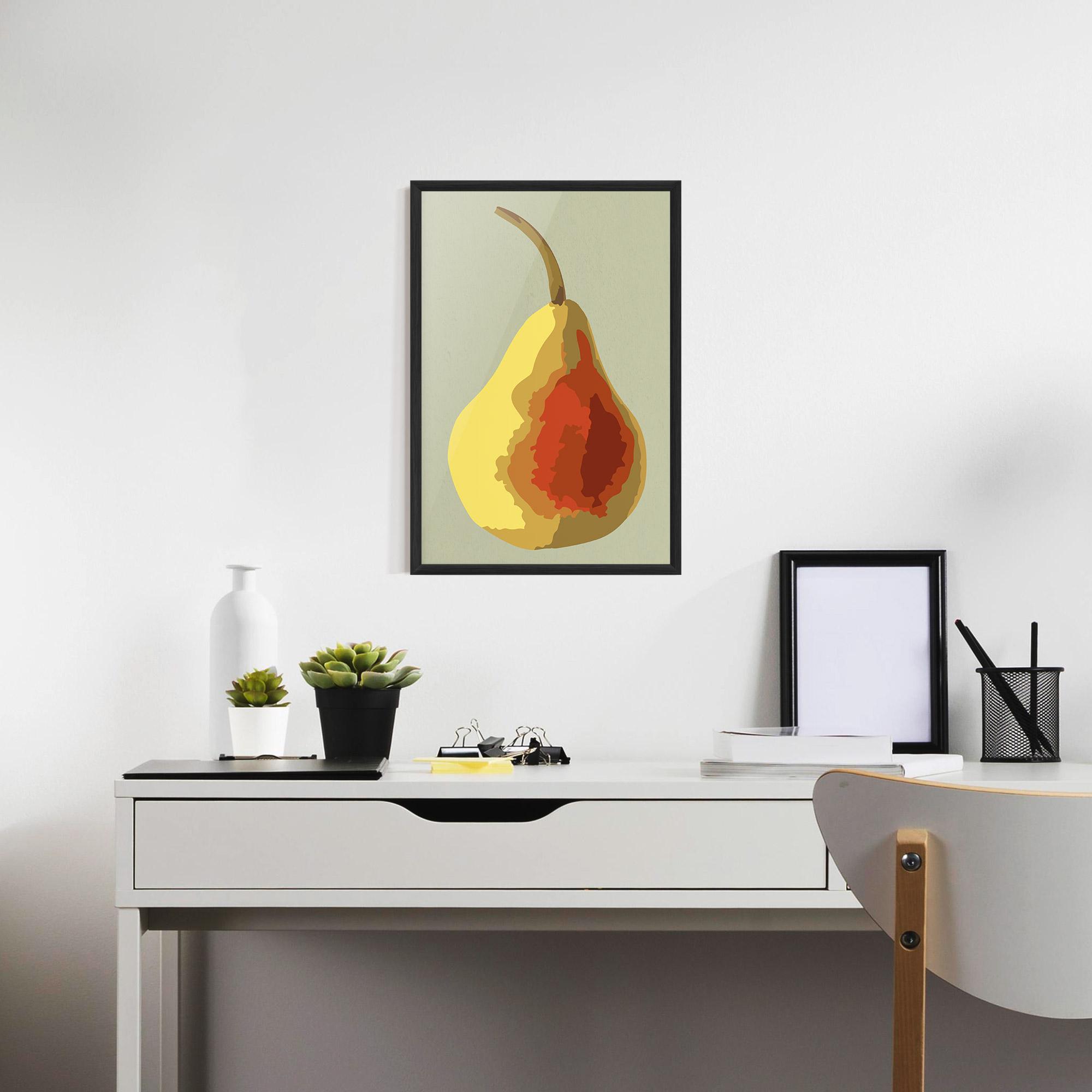 Gerahmte Poster Pear Art mockup 7