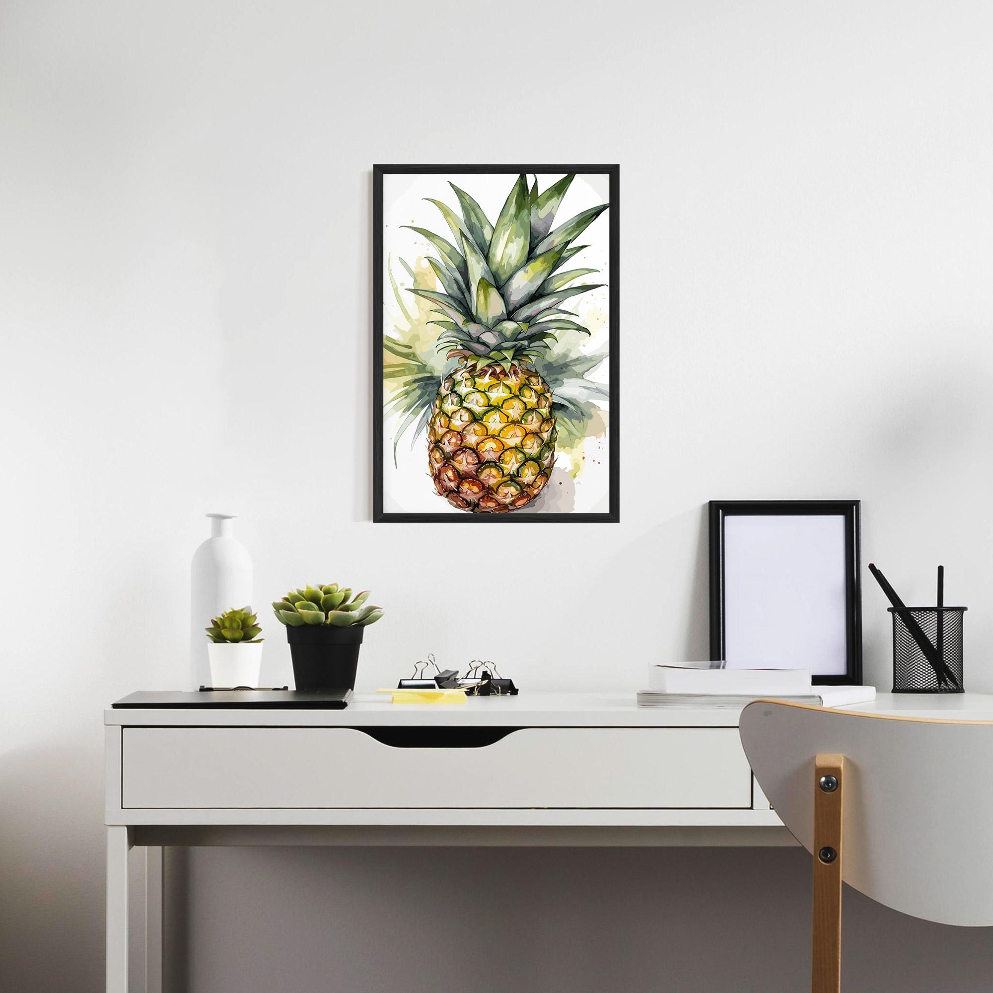Gerahmte Poster Pineapple mockup 7
