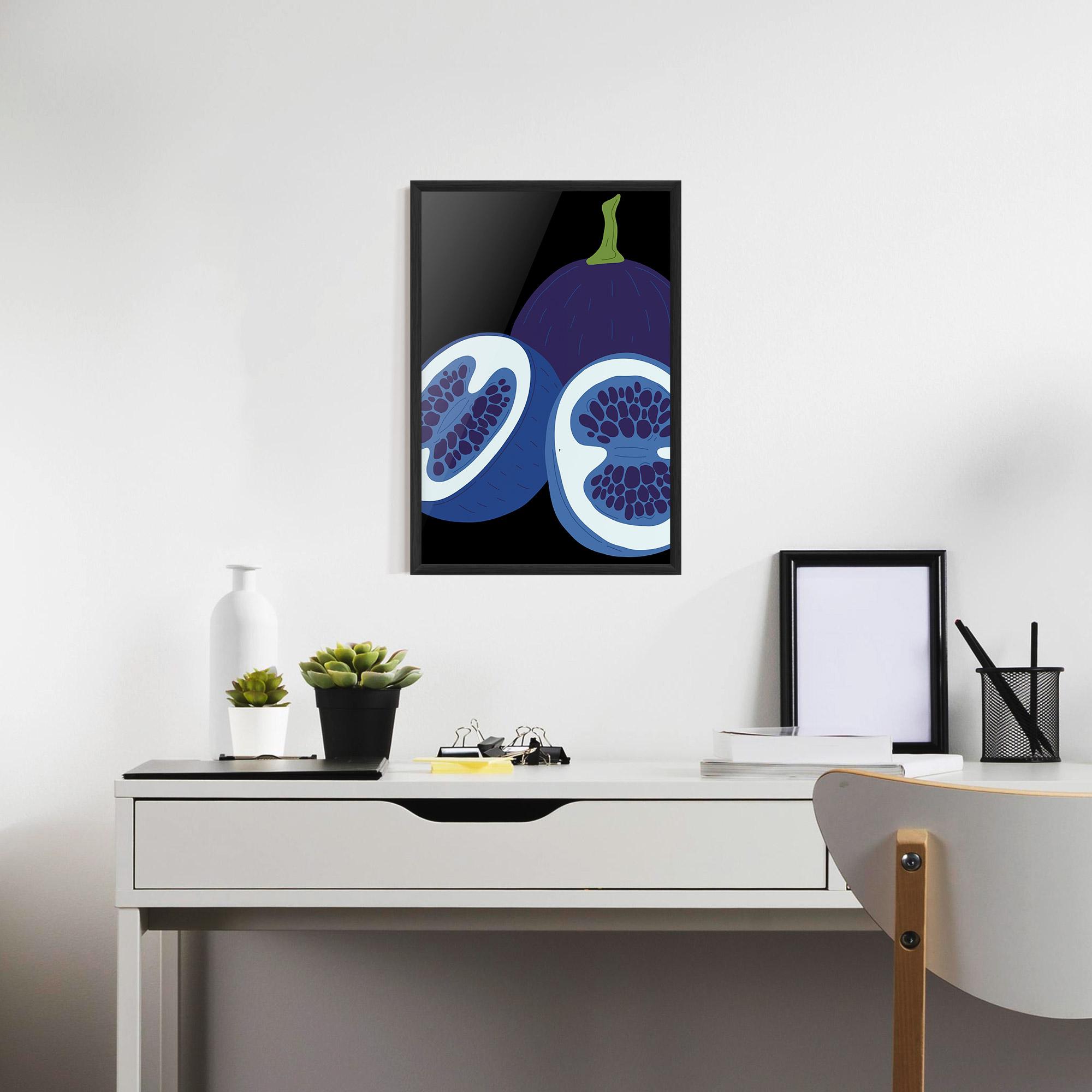 Gerahmte Poster Purple Fruit mockup 7