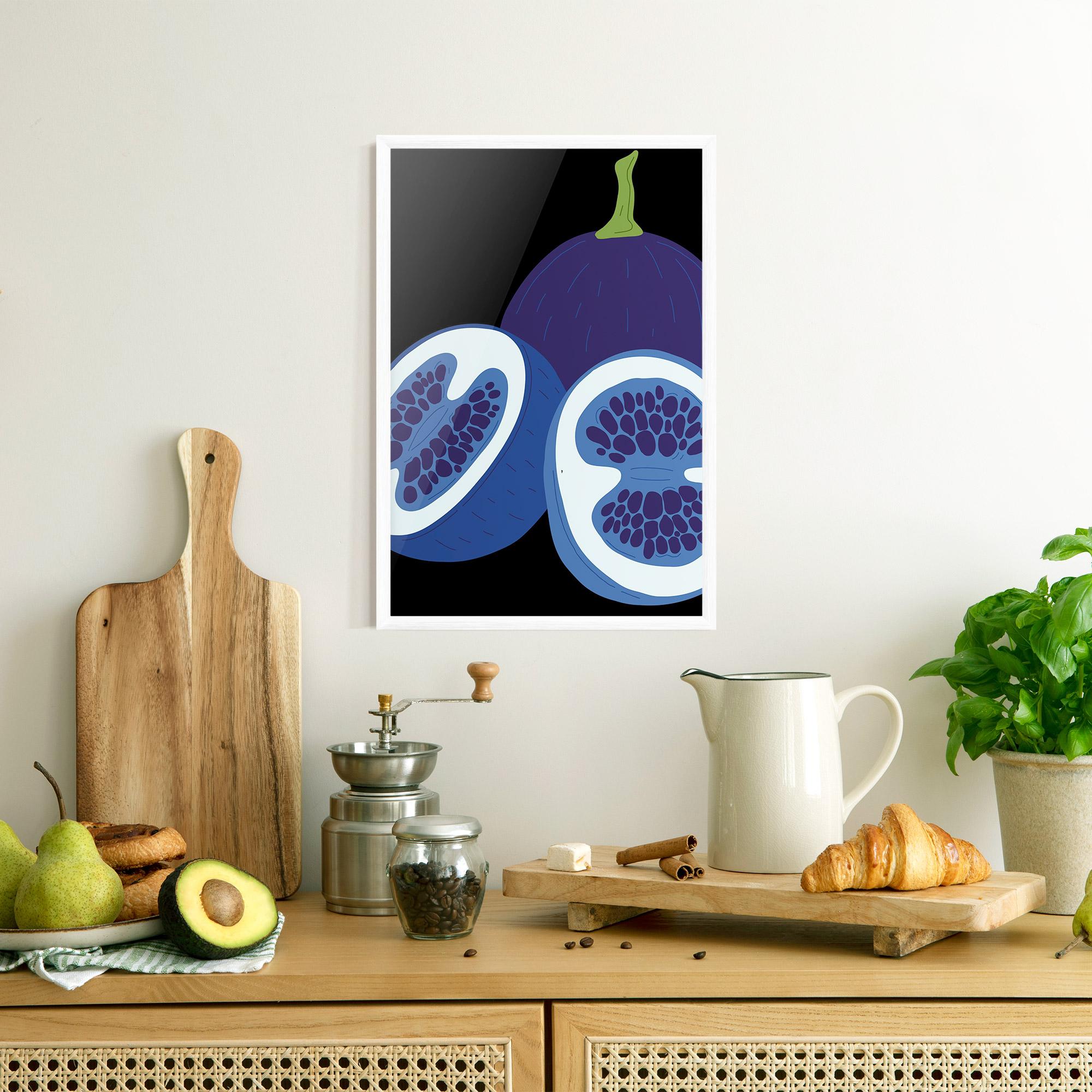 Gerahmte Poster Purple Fruit mockup 8