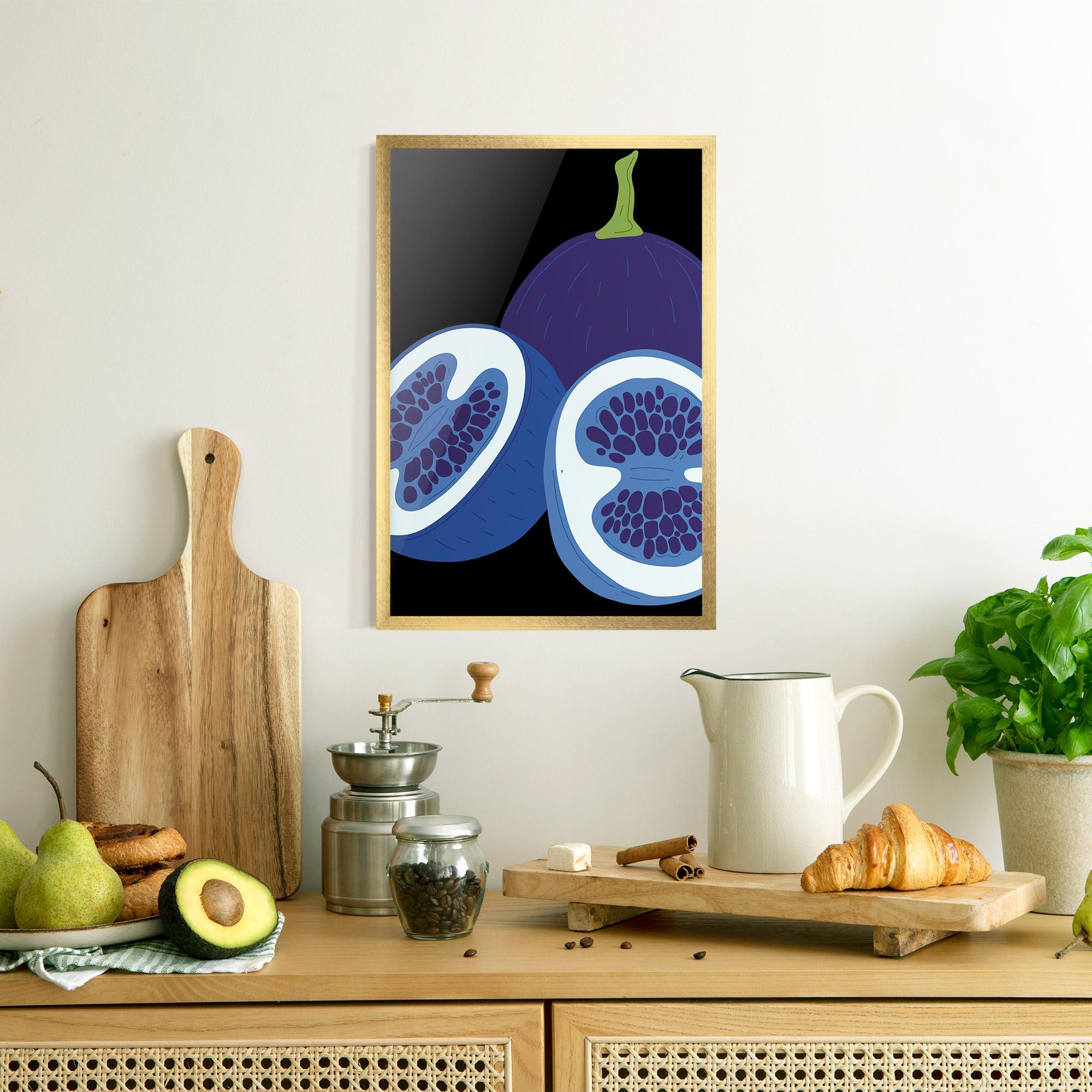 Gerahmte Poster Purple Fruit mockup 8