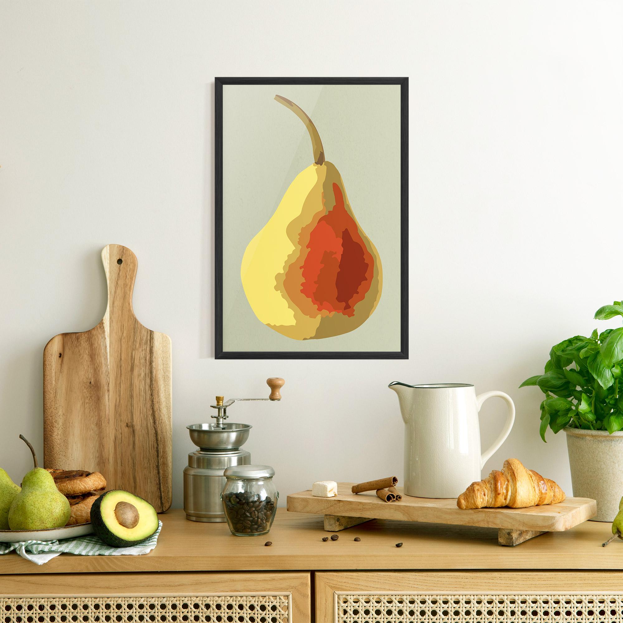 Gerahmte Poster Pear Art mockup 8