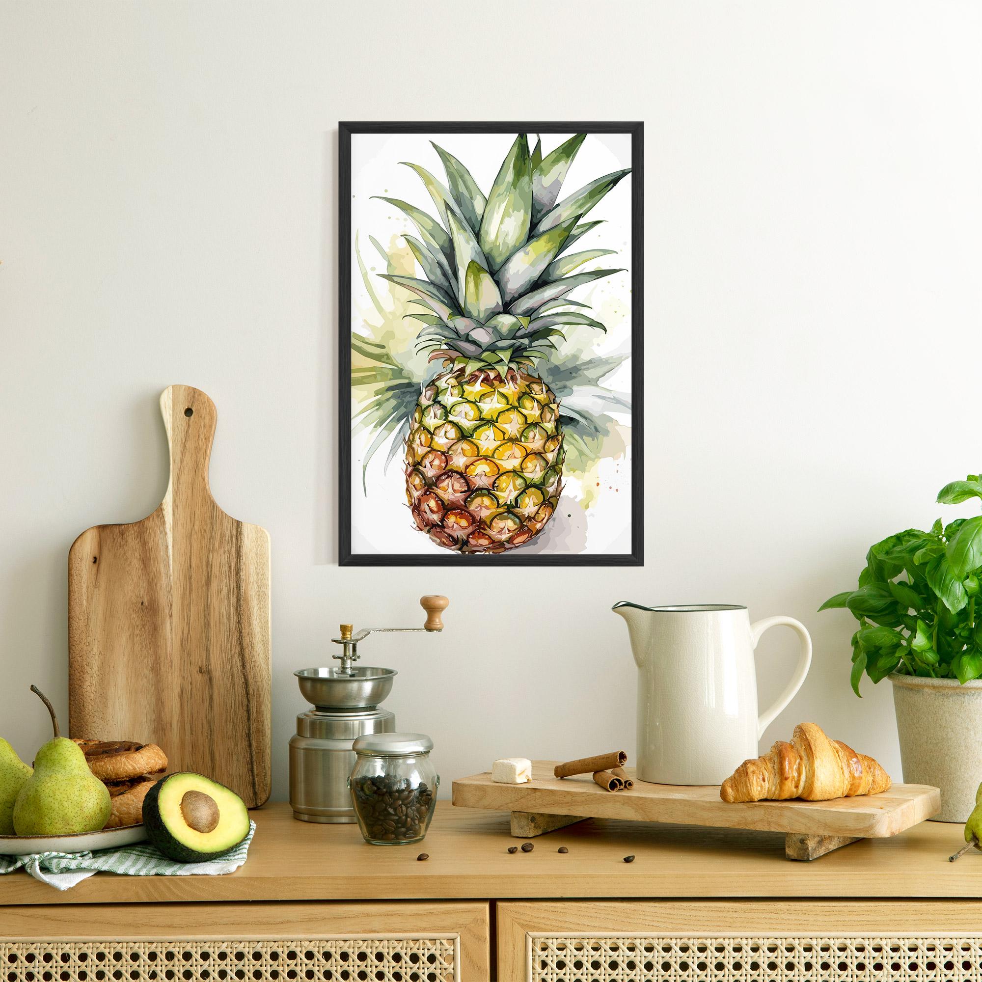 Gerahmte Poster Pineapple mockup 8