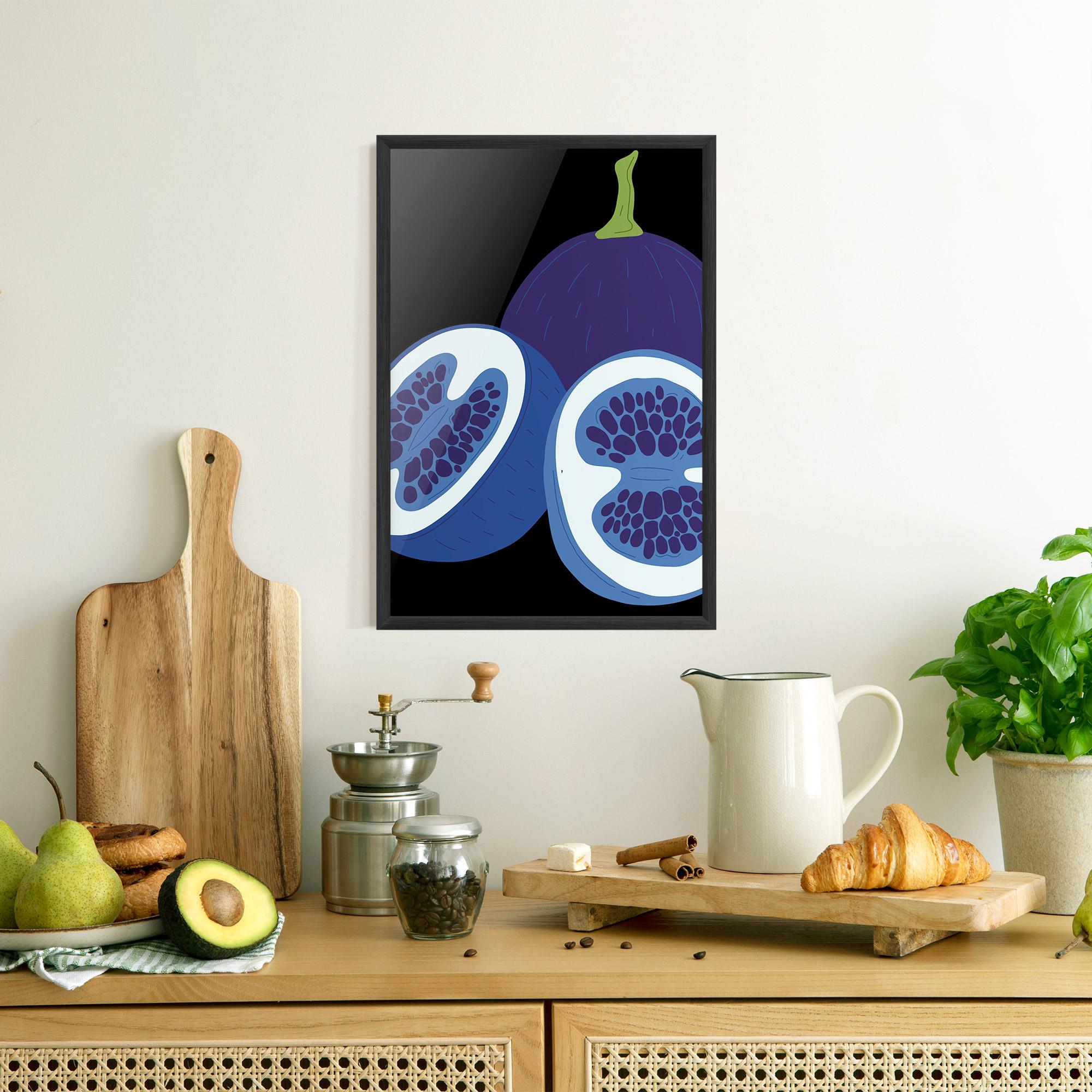 Gerahmte Poster Purple Fruit mockup 8