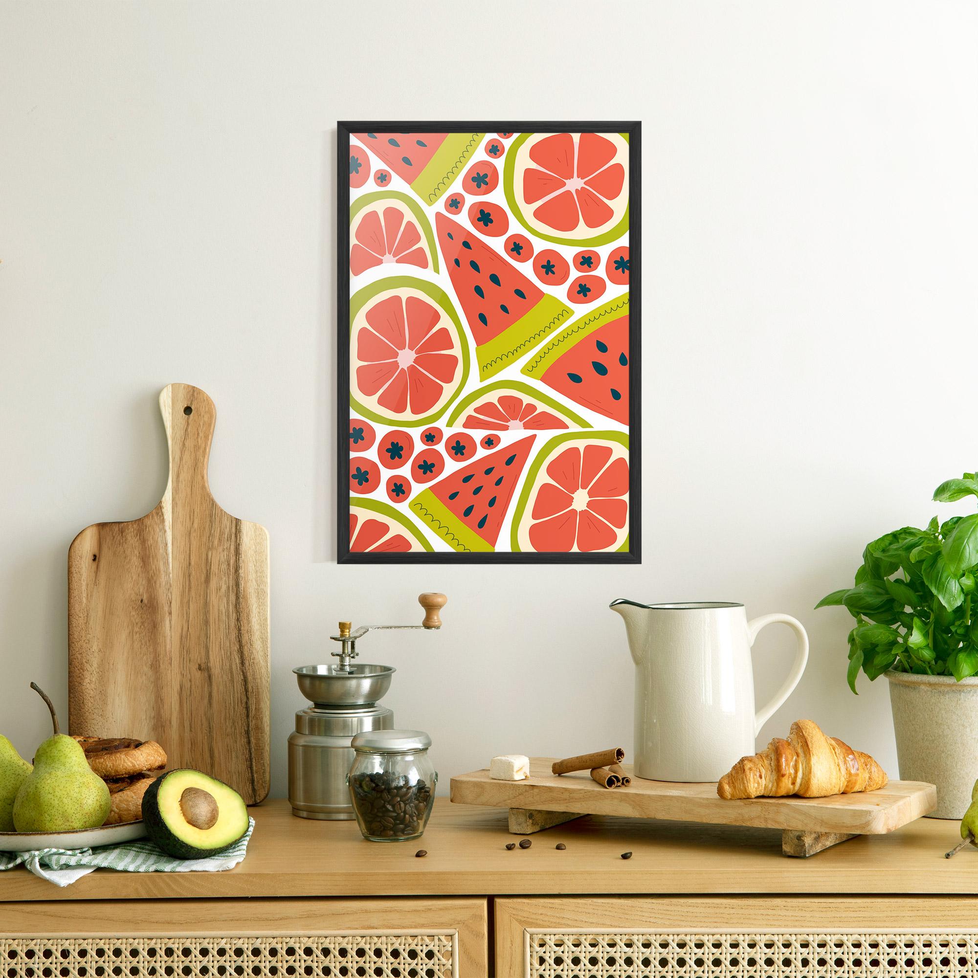 Gerahmte Poster Watermelon mockup 8