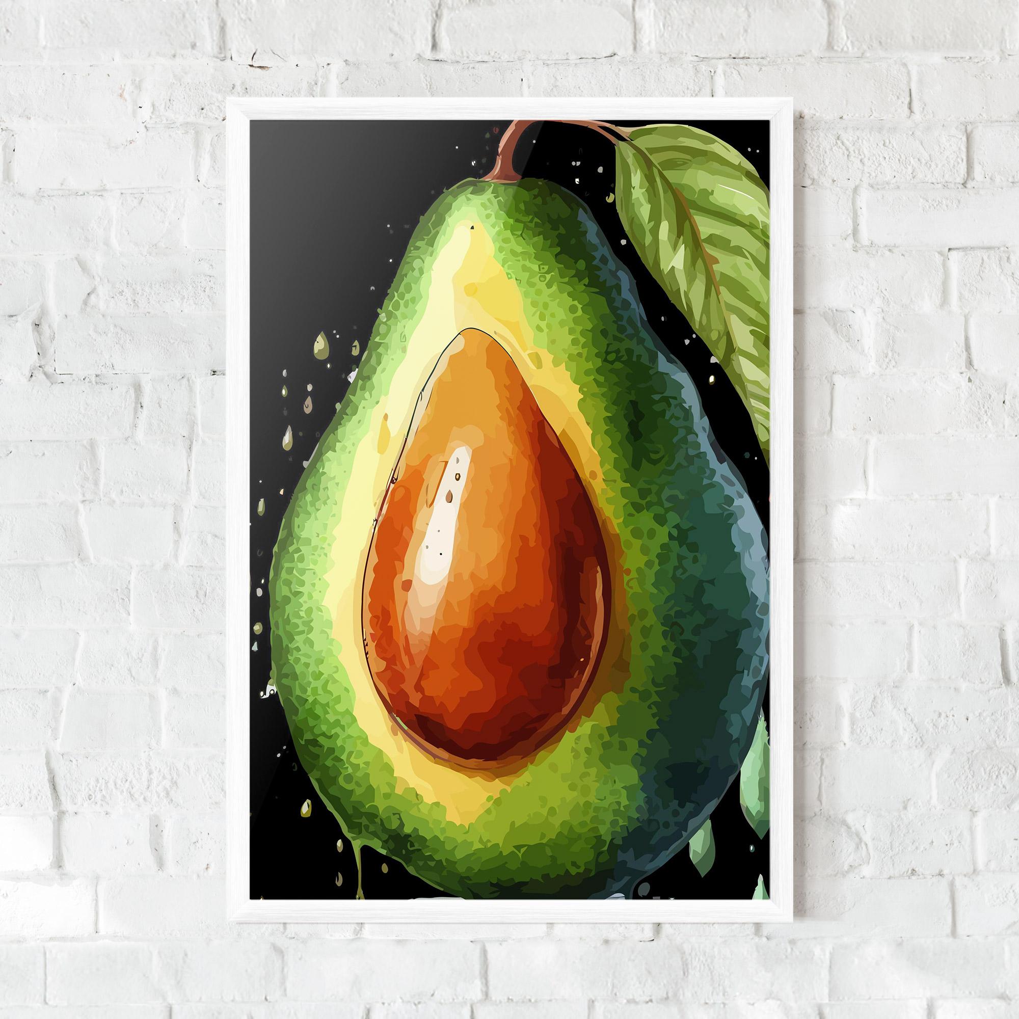 Gerahmte Poster Avocado Art mockup 0