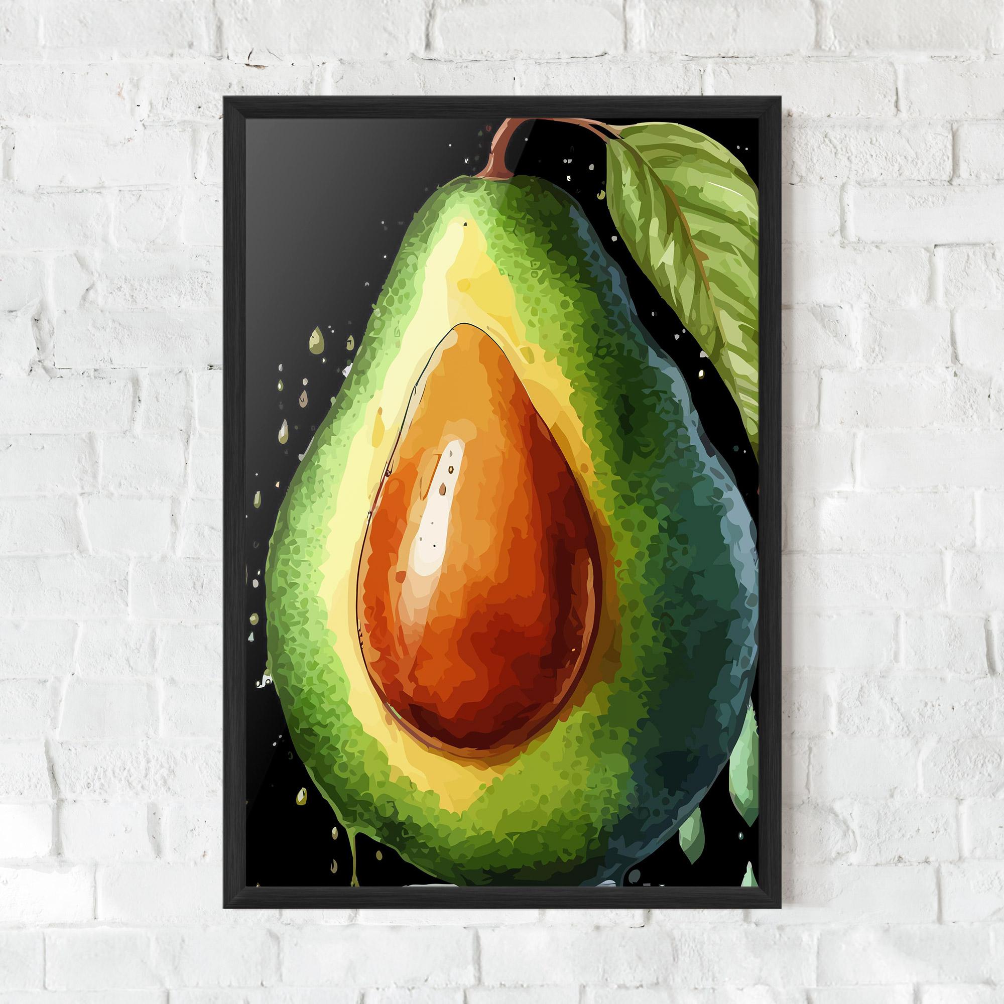 Gerahmte Poster Avocado Art mockup 0