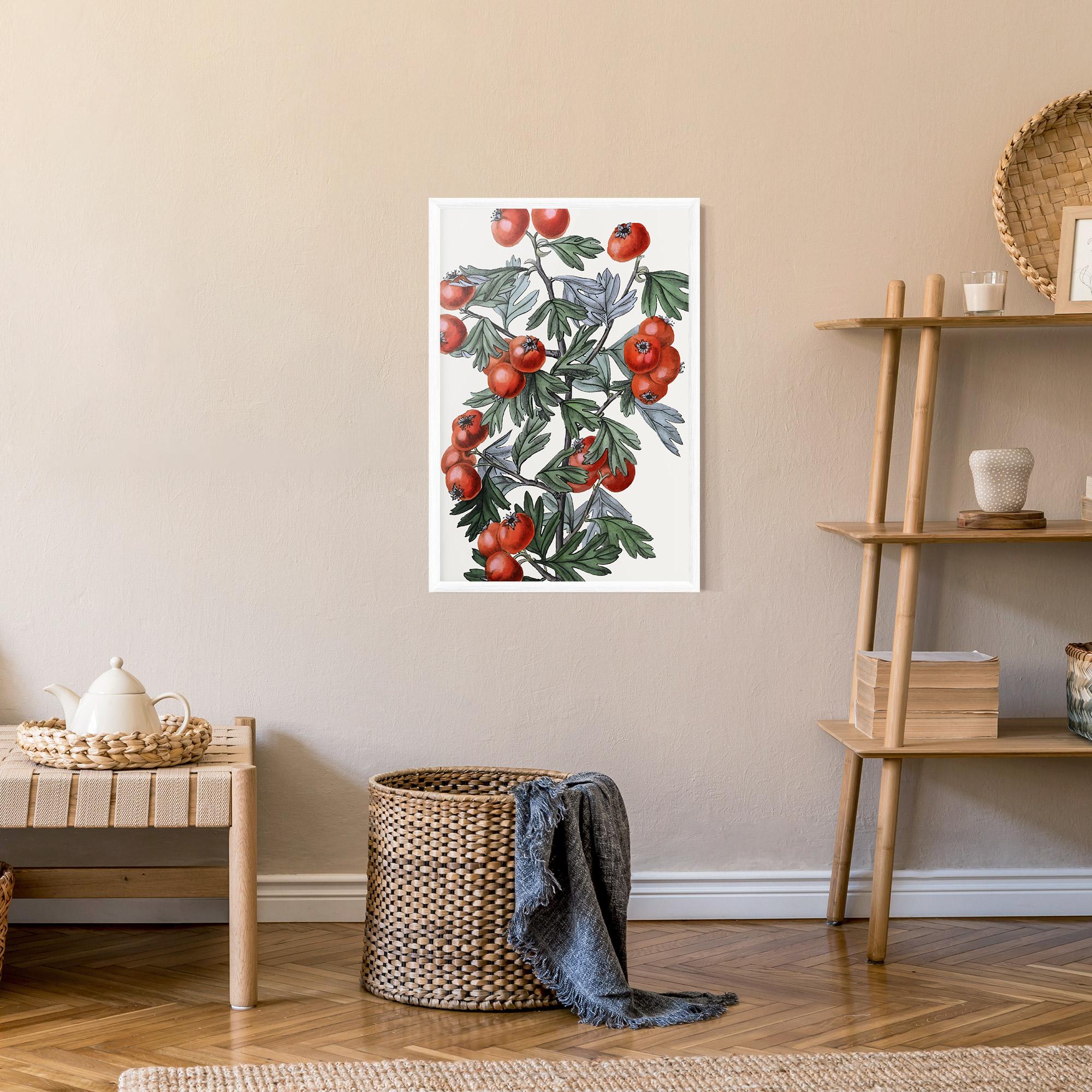 Gerahmte Poster Cherry Drawing mockup 9