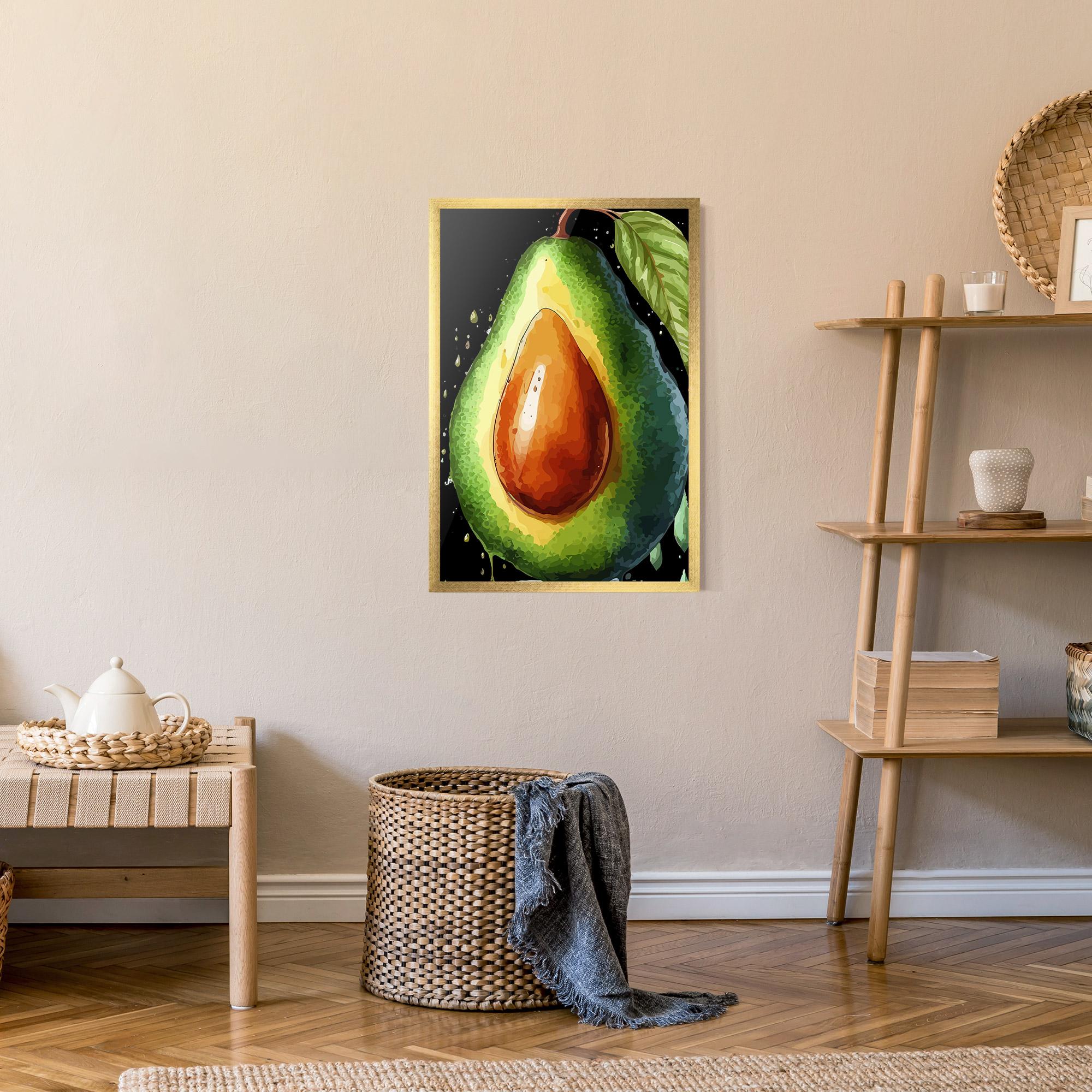 Gerahmte Poster Avocado Art mockup 9