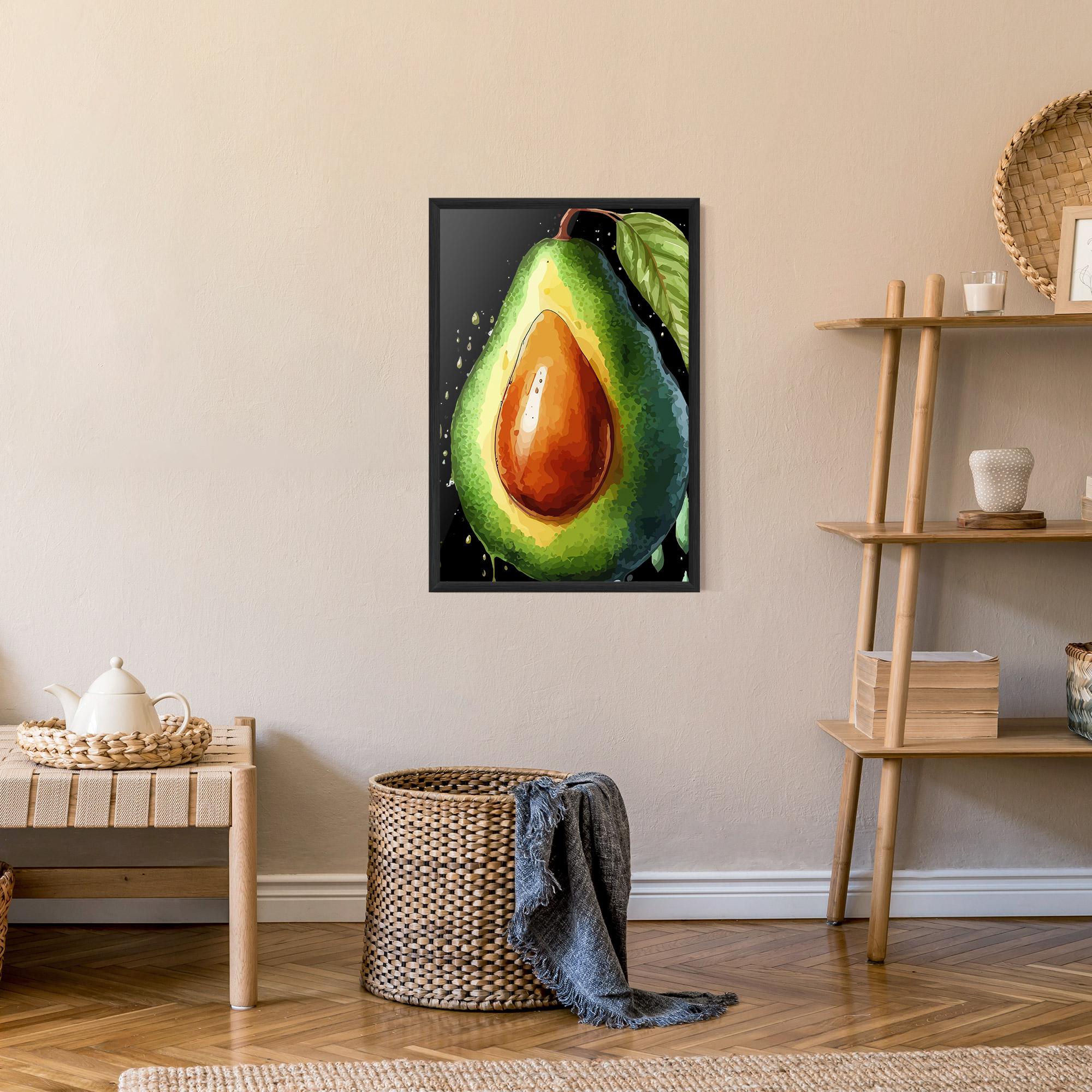 Gerahmte Poster Avocado Art mockup 9