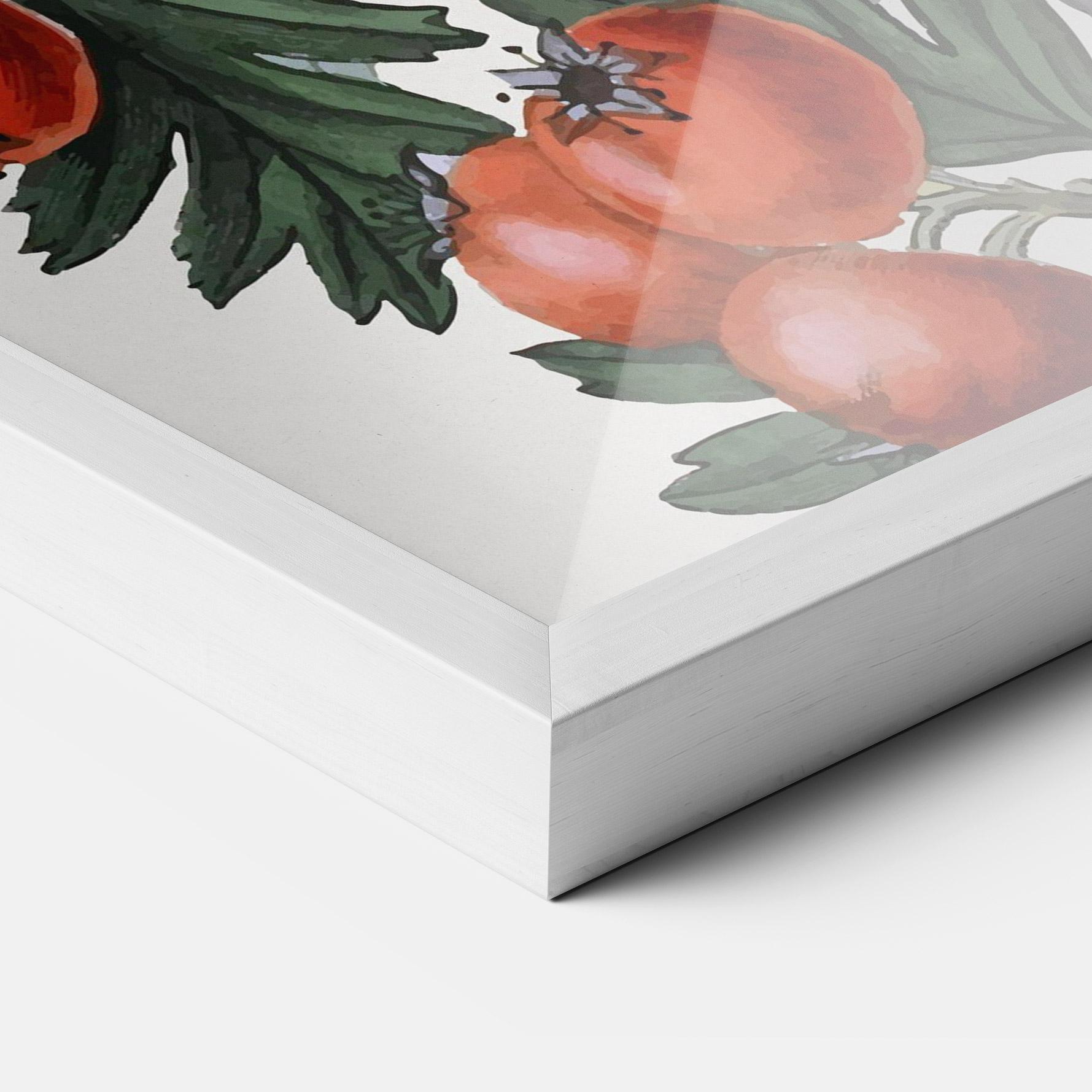 Gerahmte Poster Cherry Drawing mockup 3