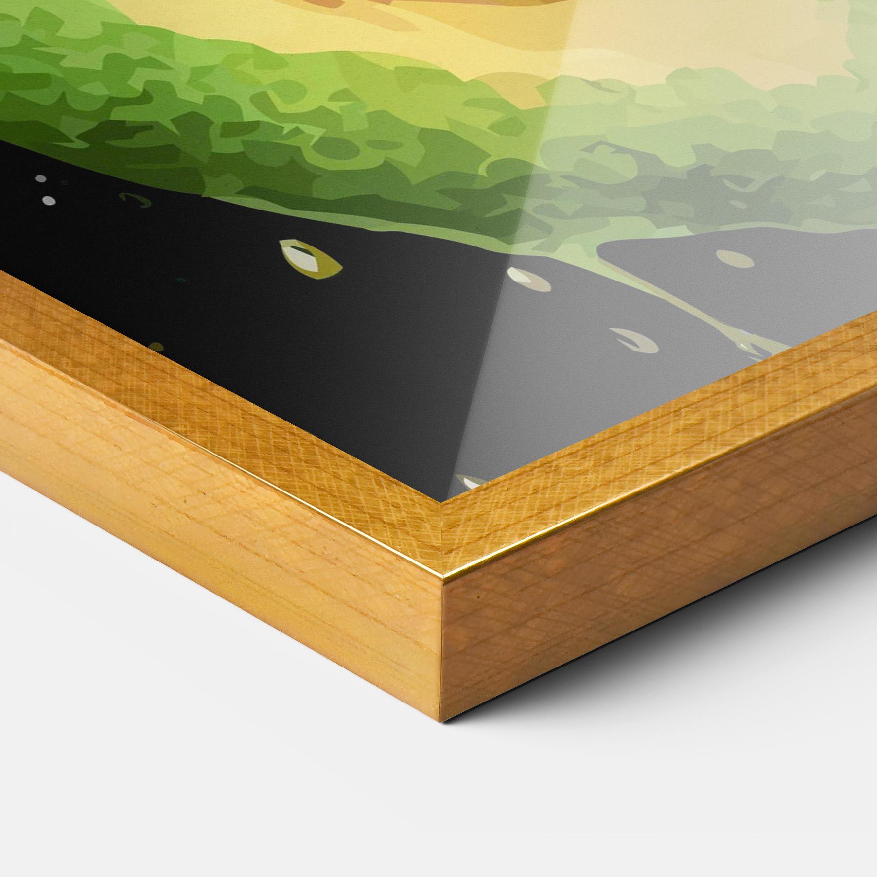 Gerahmte Poster Avocado Art mockup 3