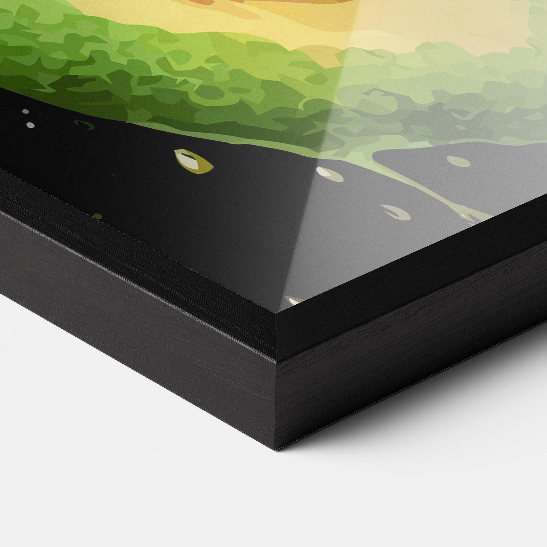 Gerahmte Poster Avocado Art mockup 3