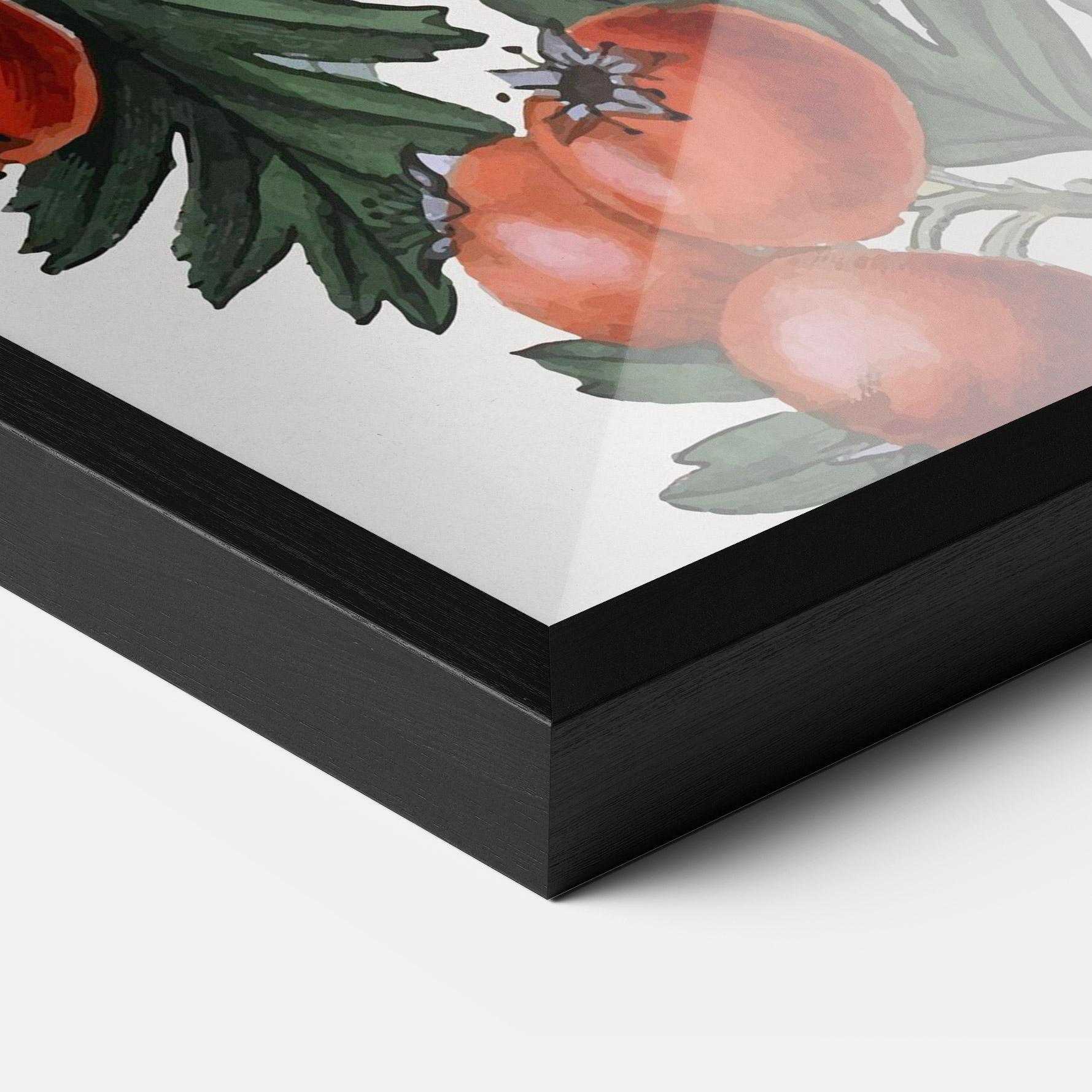 Gerahmte Poster Cherry Drawing mockup 3