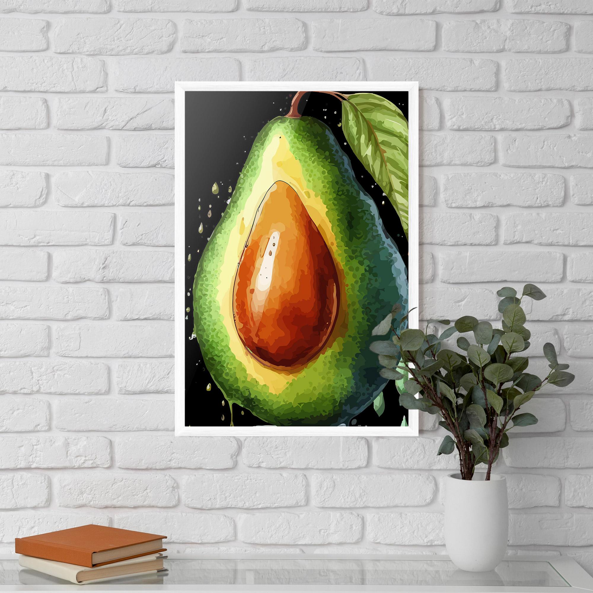 Gerahmte Poster Avocado Art mockup 5