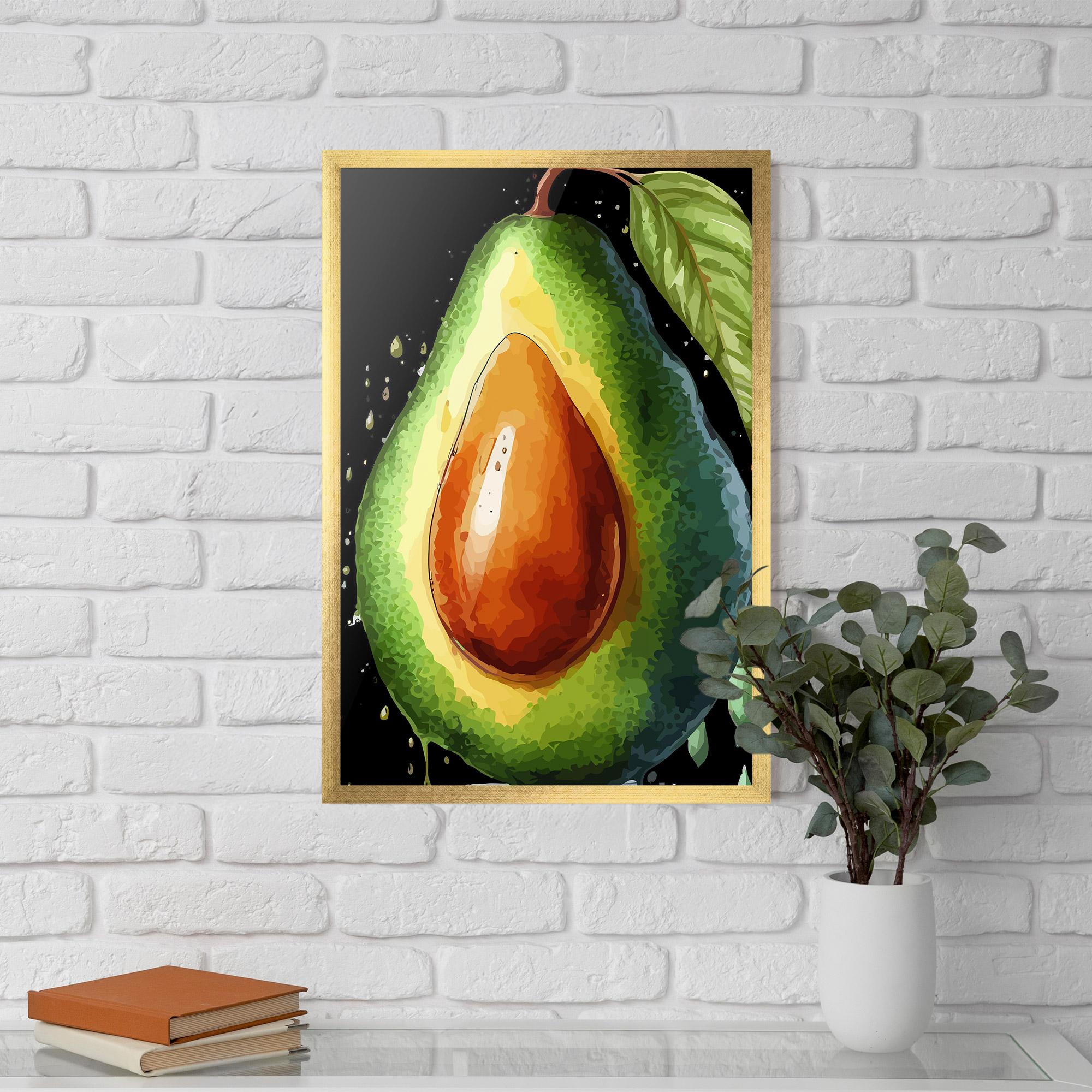 Gerahmte Poster Avocado Art mockup 5
