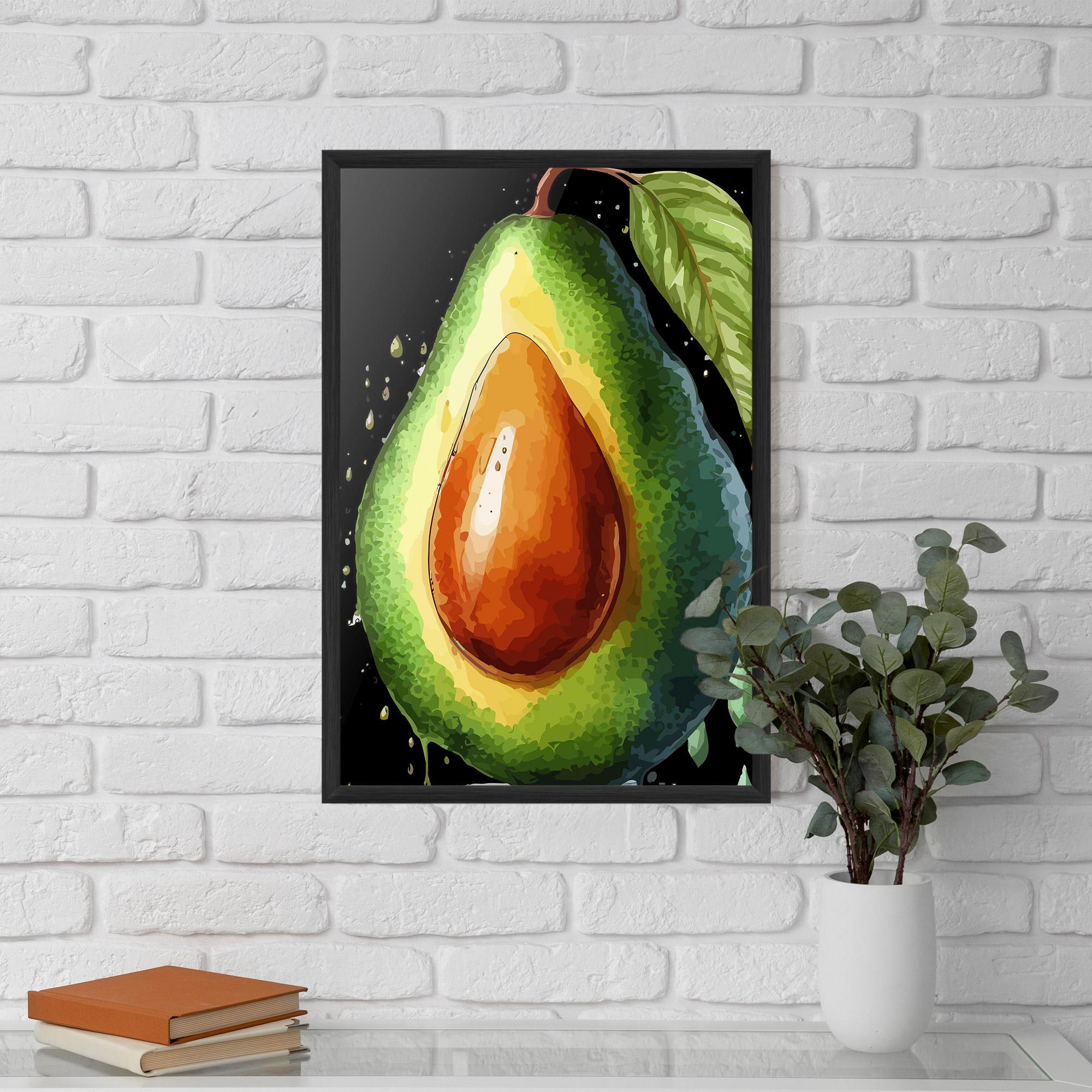 Gerahmte Poster Avocado Art mockup 5
