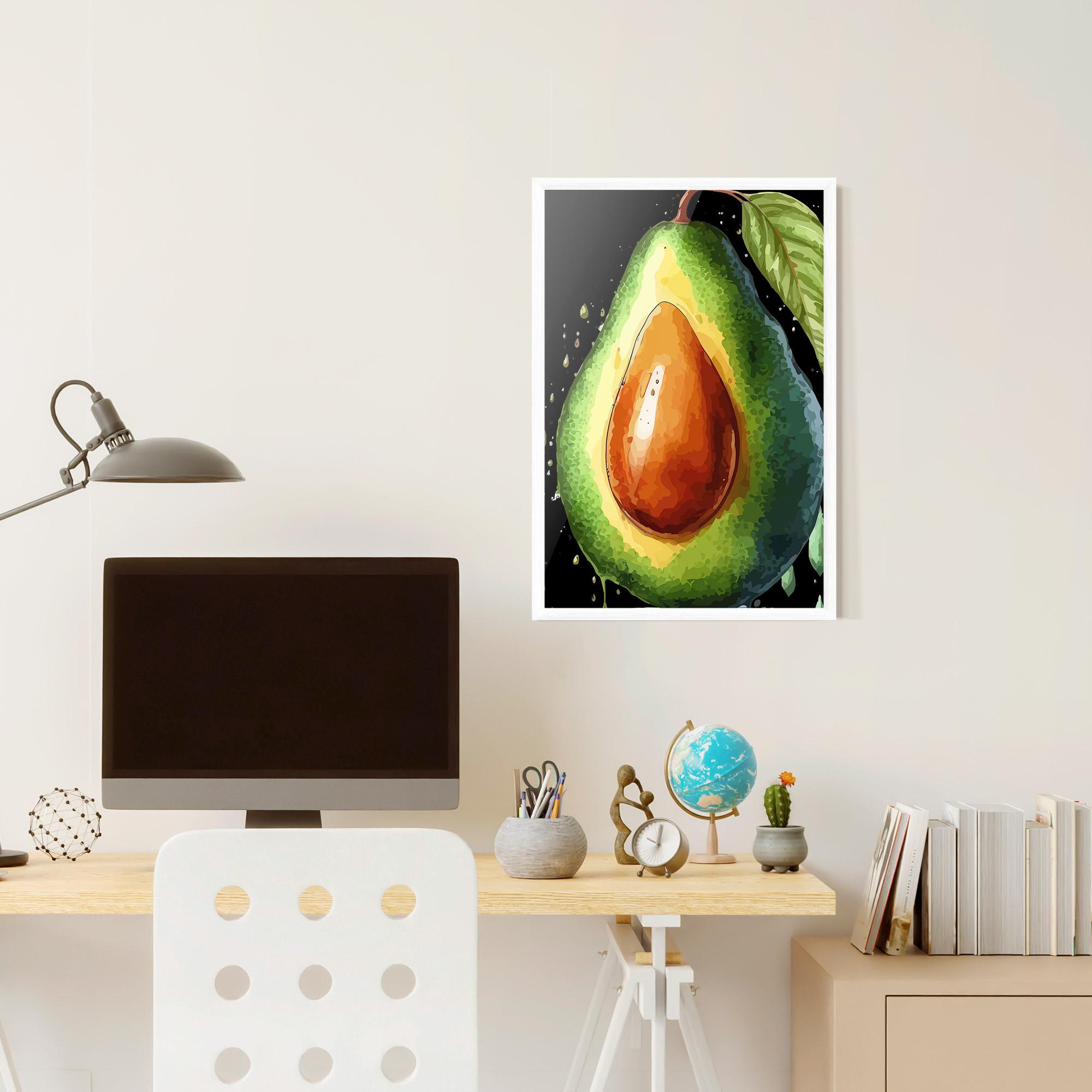 Gerahmte Poster Avocado Art mockup 6