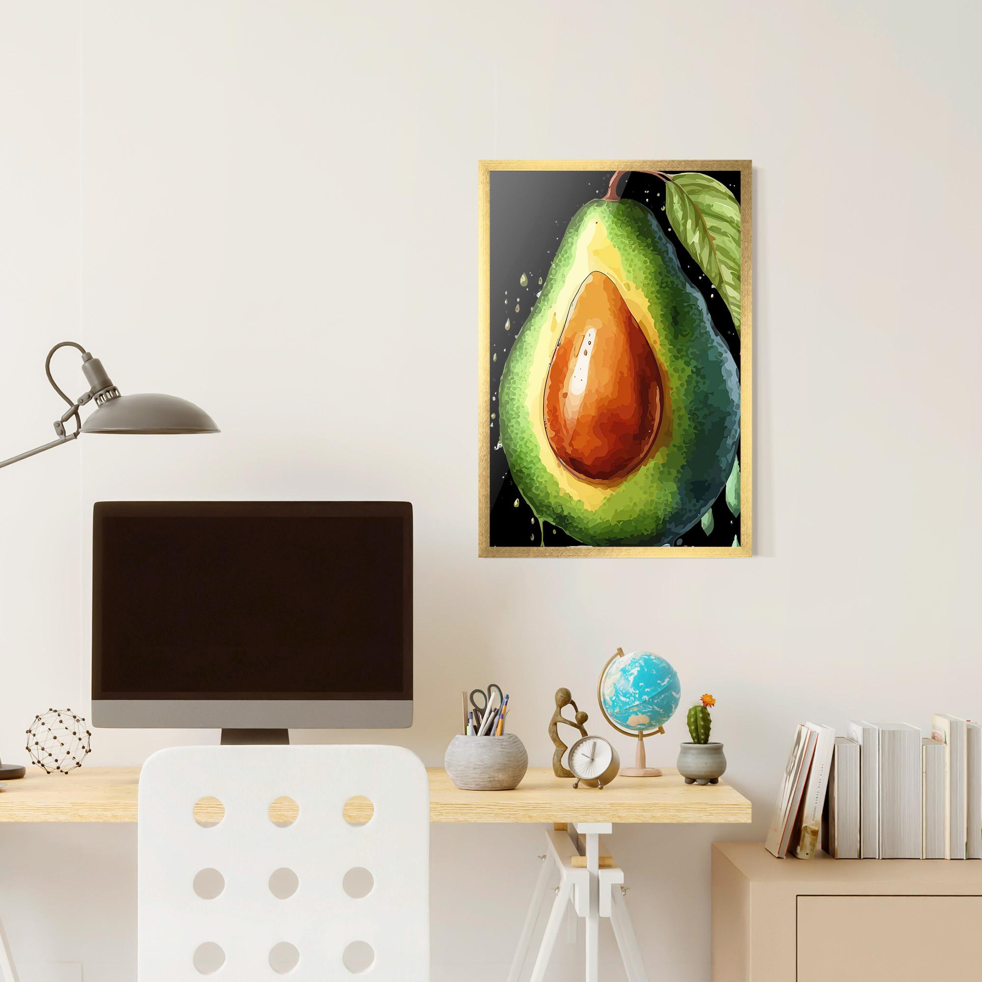 Gerahmte Poster Avocado Art mockup 6