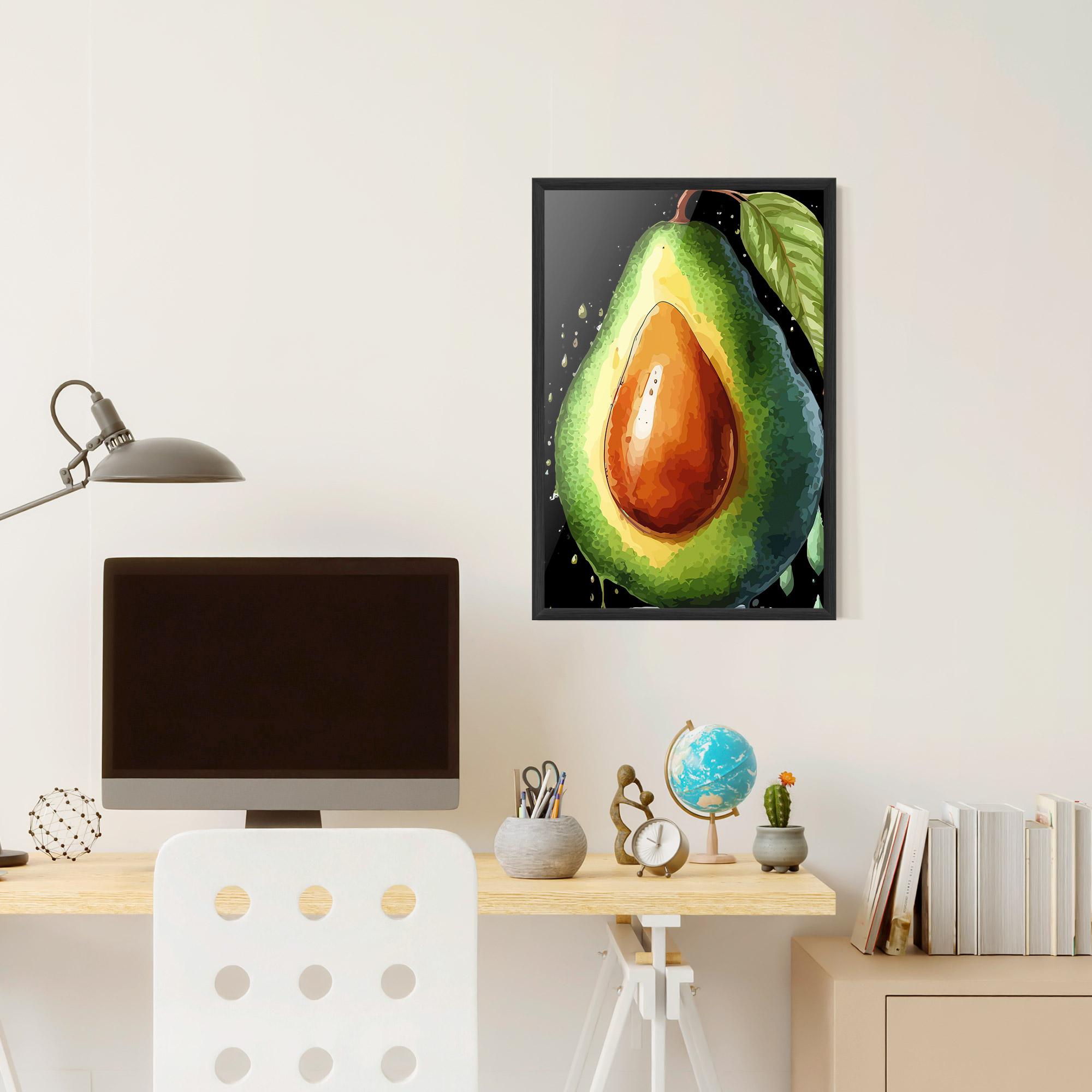 Gerahmte Poster Avocado Art mockup 6