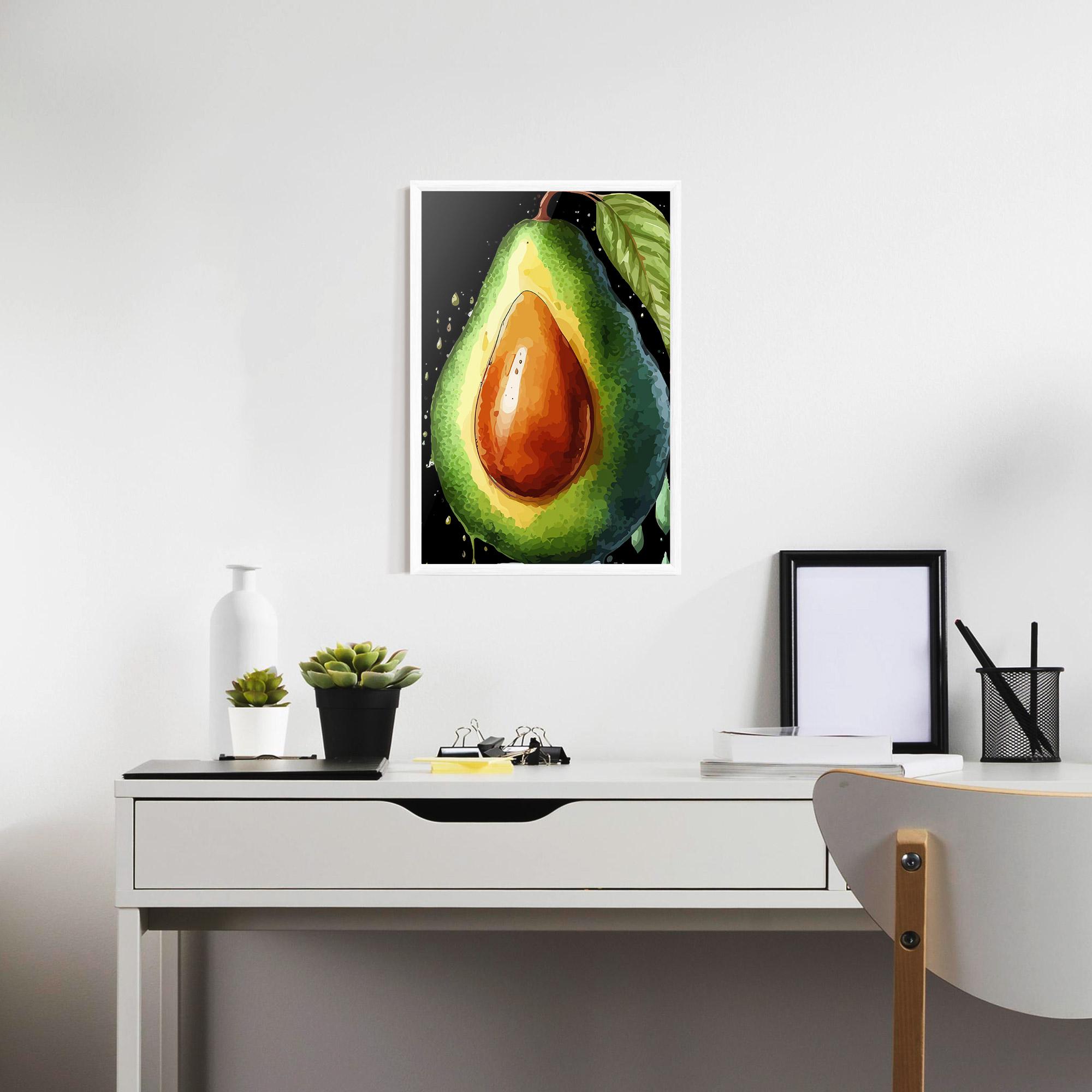 Gerahmte Poster Avocado Art mockup 7