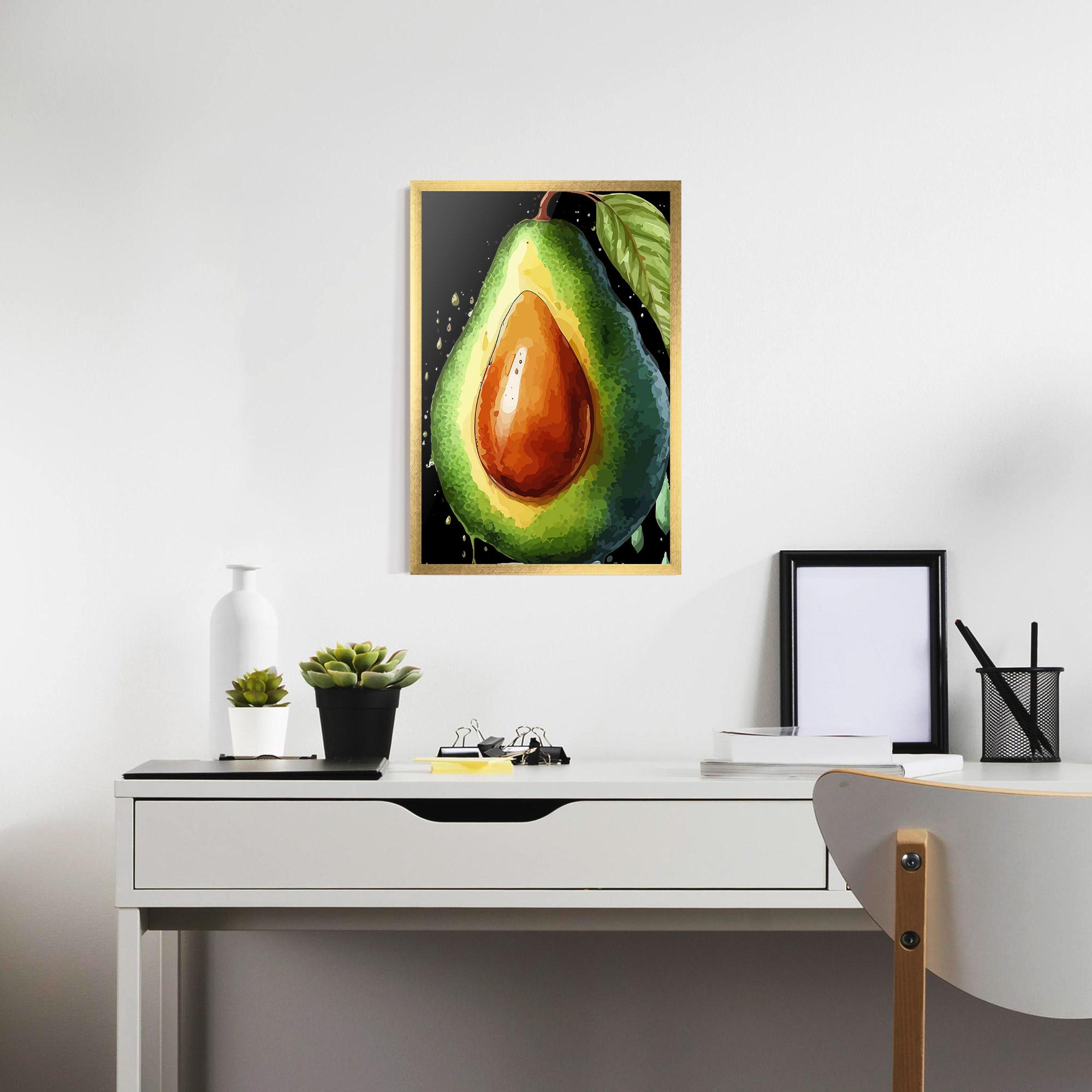 Gerahmte Poster Avocado Art mockup 7