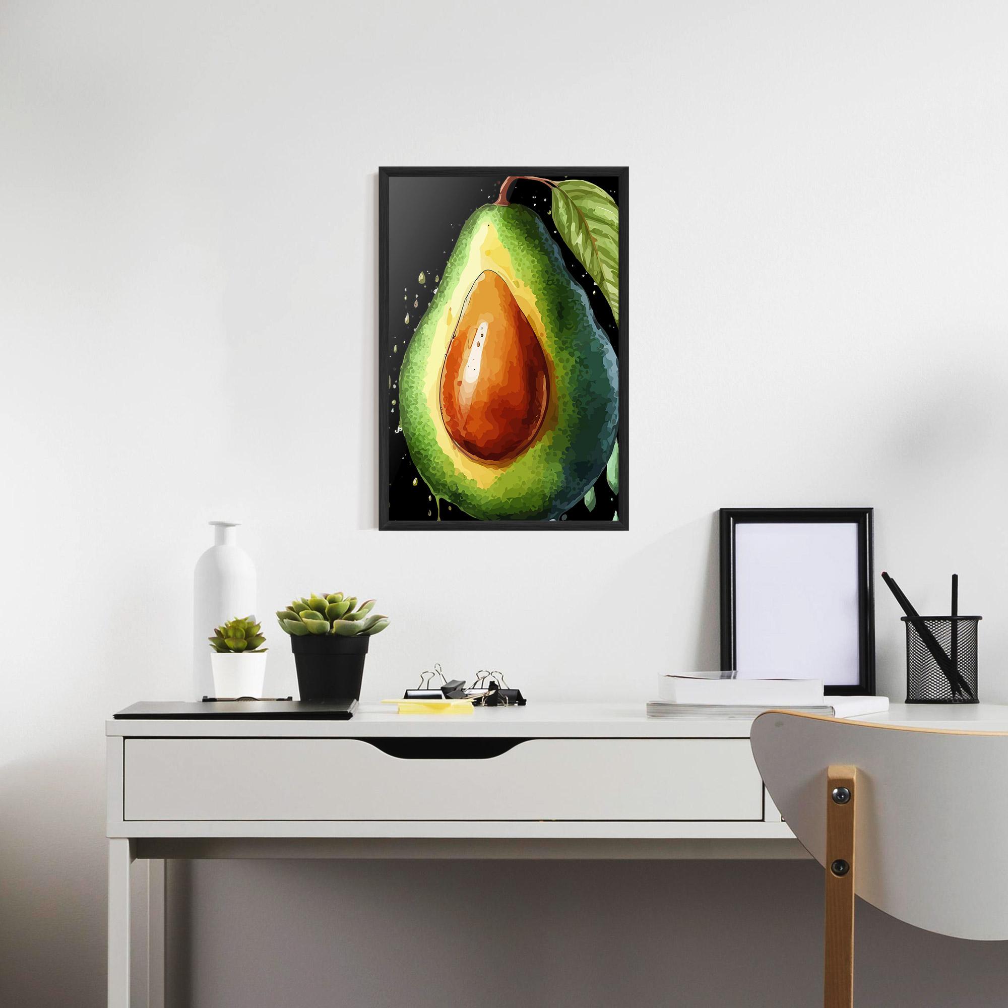 Gerahmte Poster Avocado Art mockup 7
