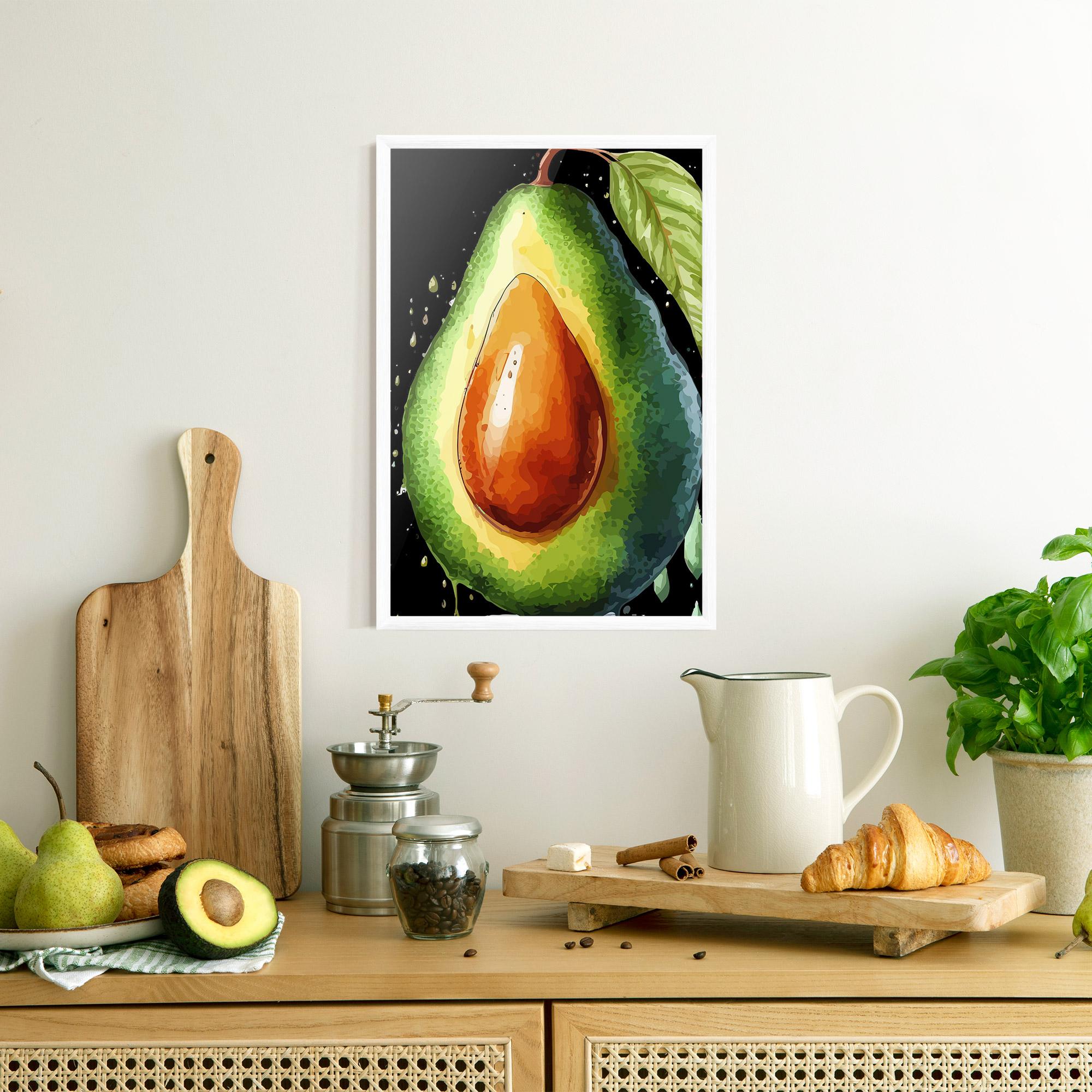 Gerahmte Poster Avocado Art mockup 8