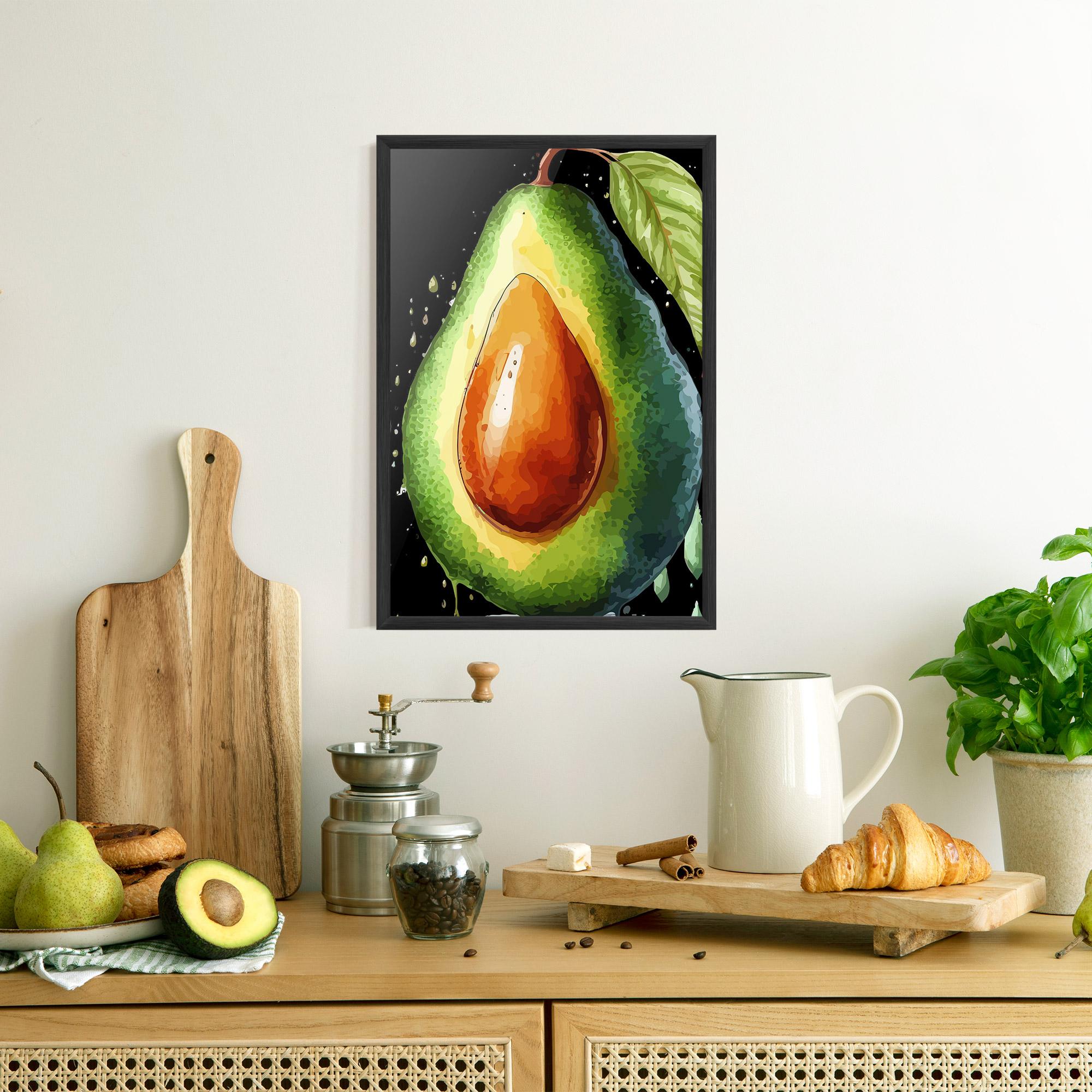 Gerahmte Poster Avocado Art mockup 8