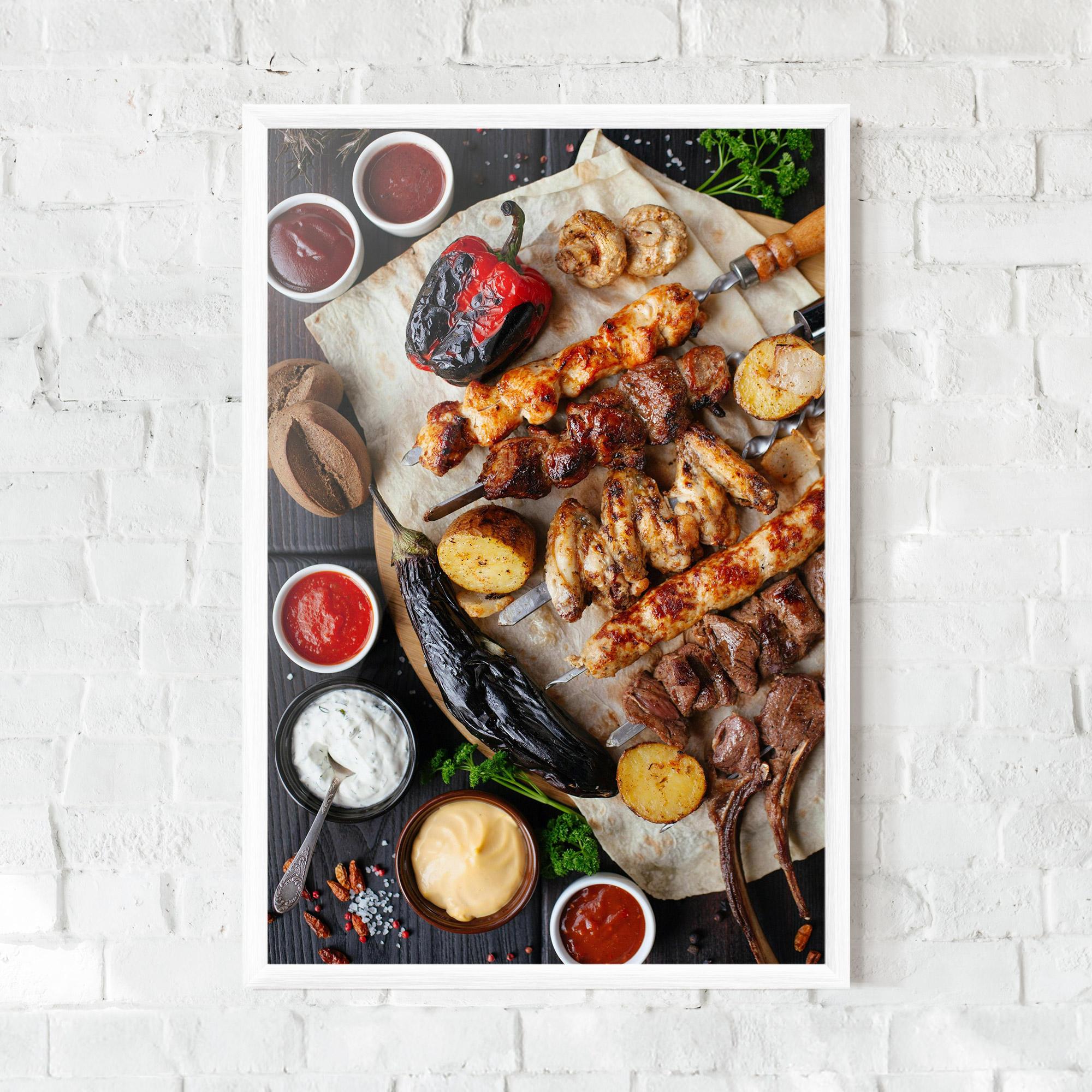 Gerahmte Poster Skewers mockup 0