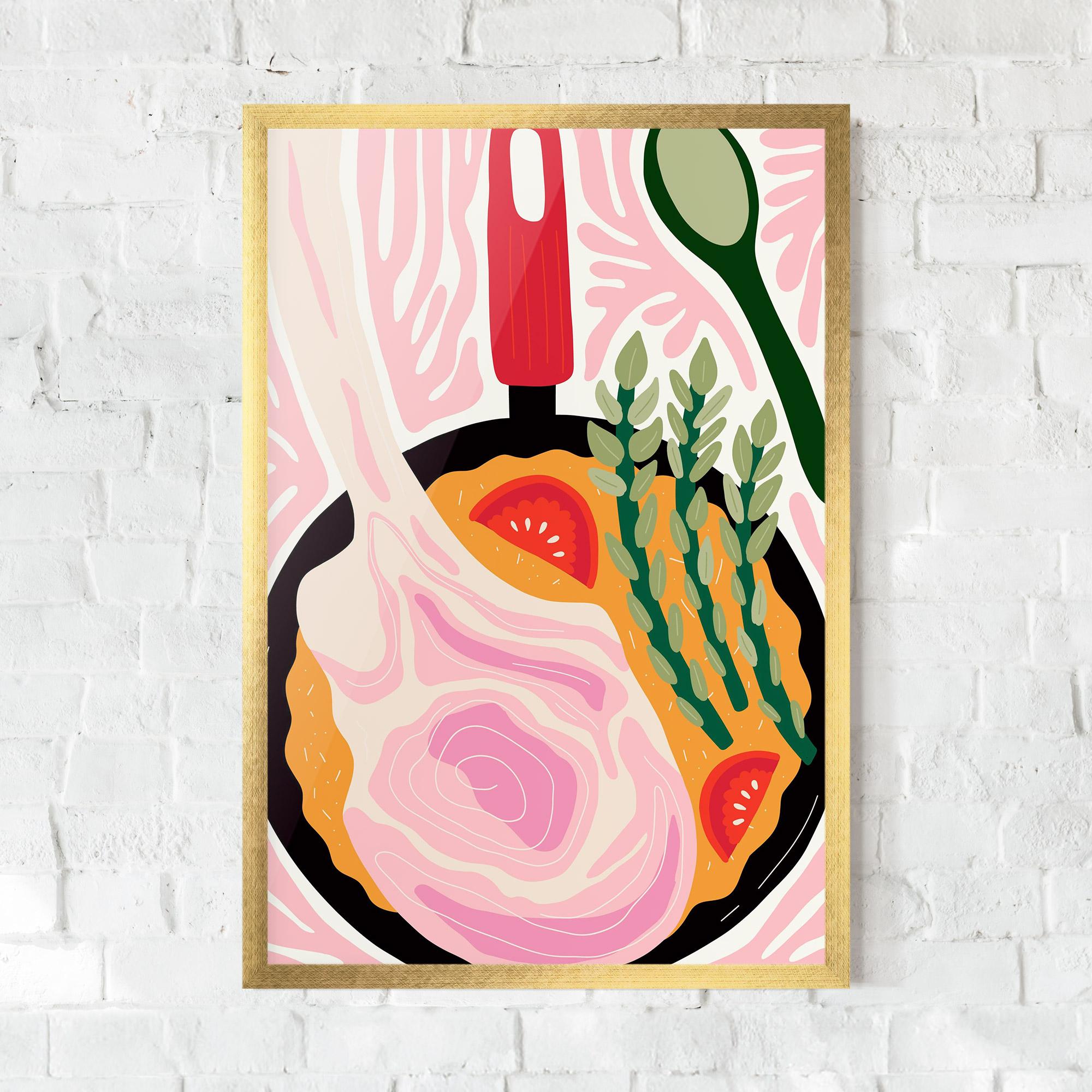 Gerahmte Poster Cooking mockup 0