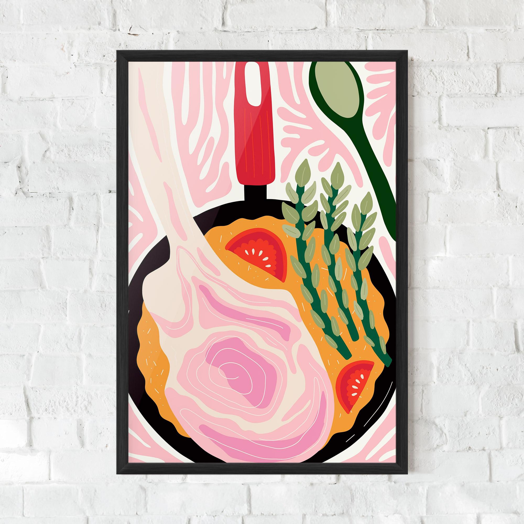 Gerahmte Poster Cooking mockup 0