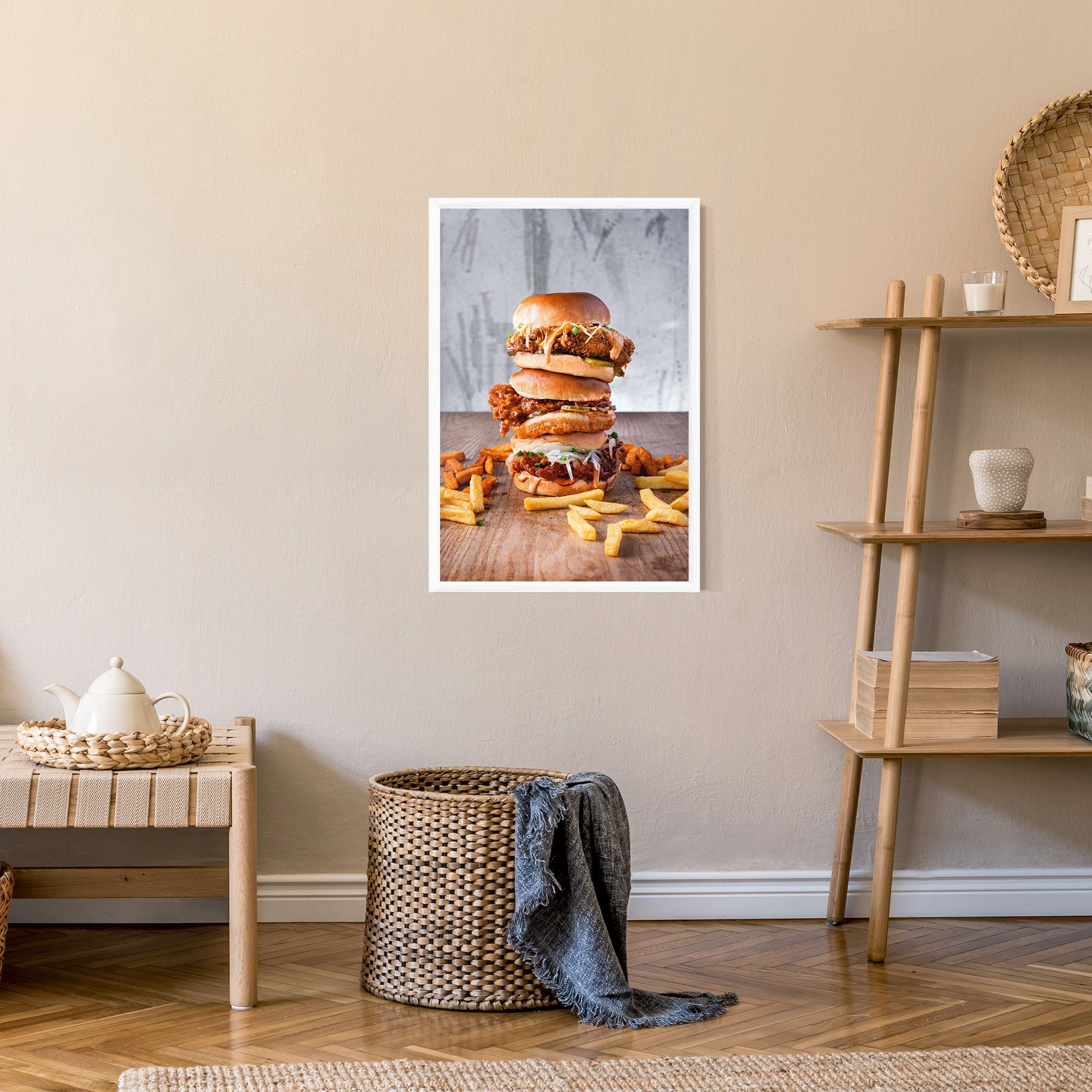 Triple Hamburger mockup 9