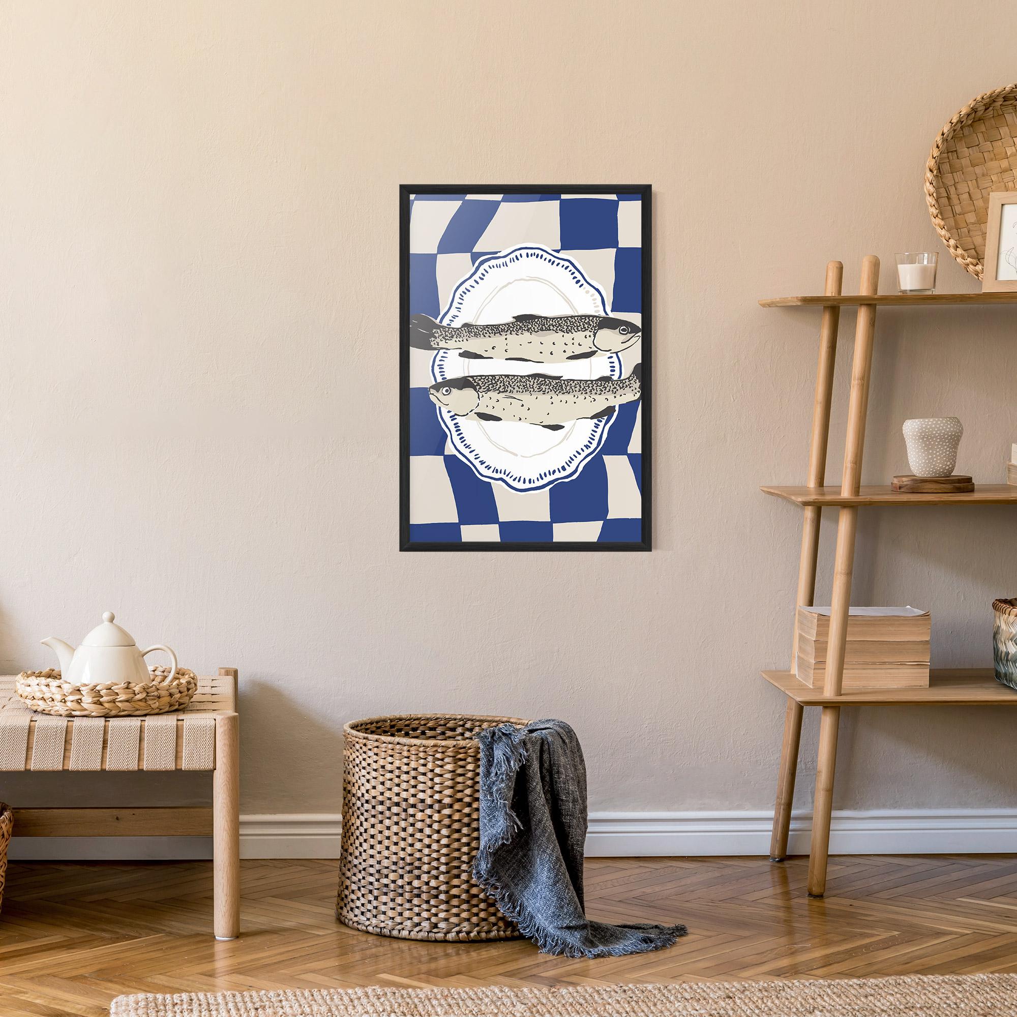 Gerahmte Poster Food Fish mockup 9