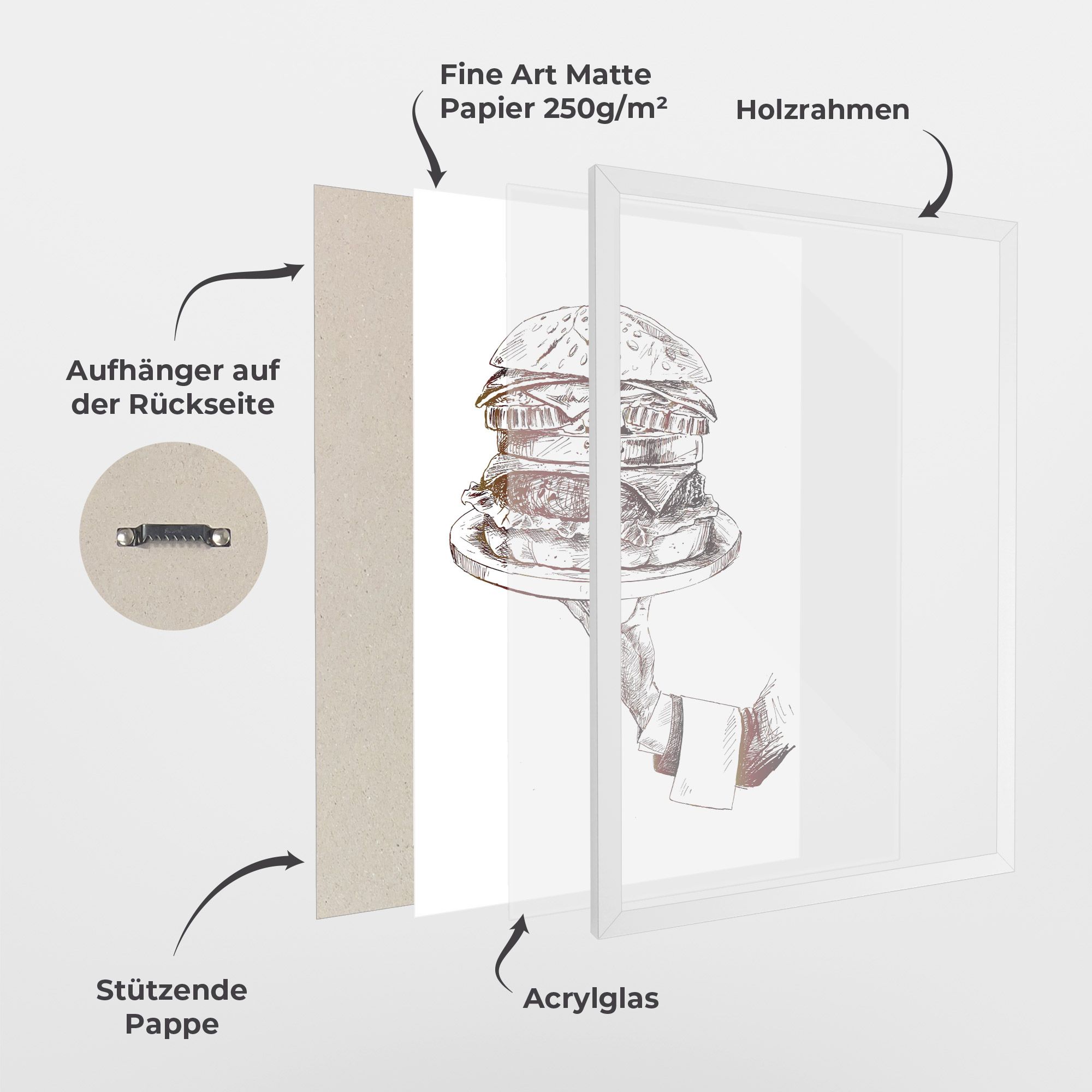 Holding Hamburger mockup 1