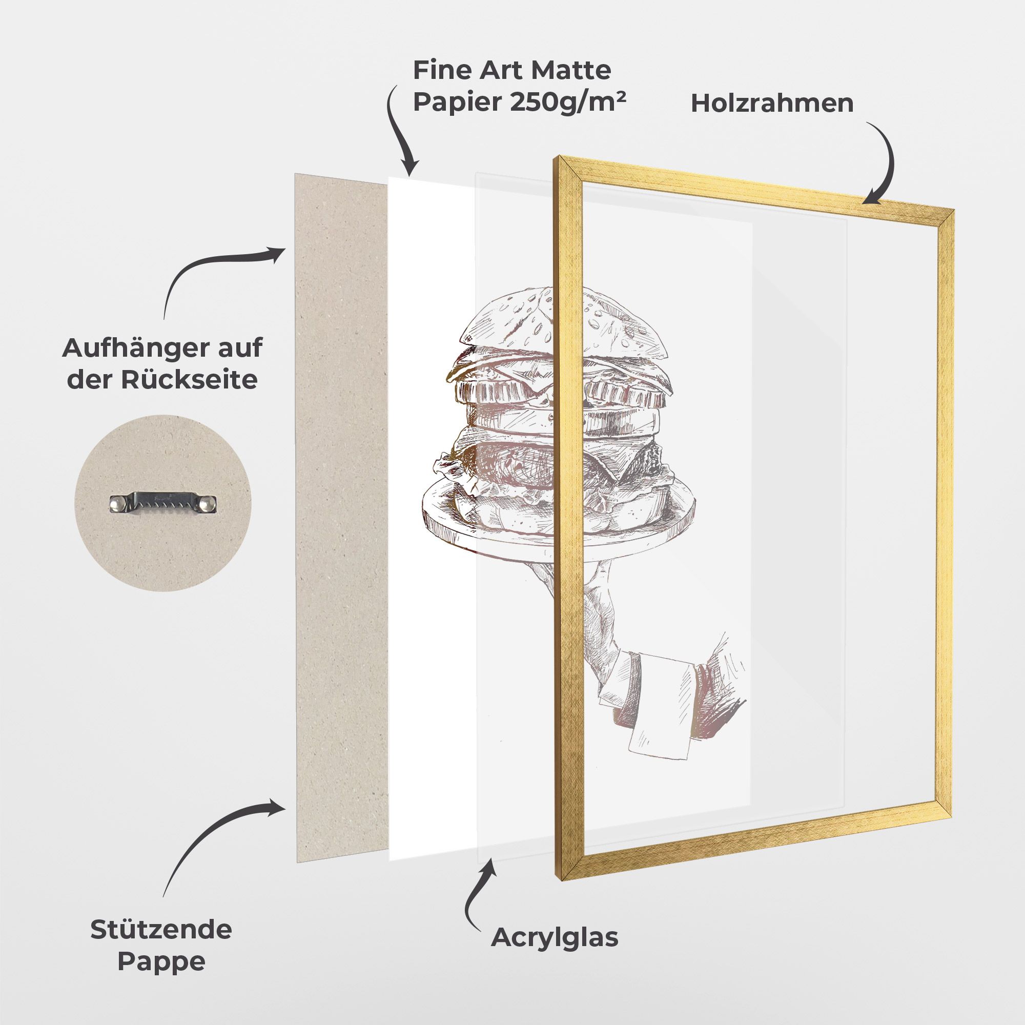 Holding Hamburger mockup 1