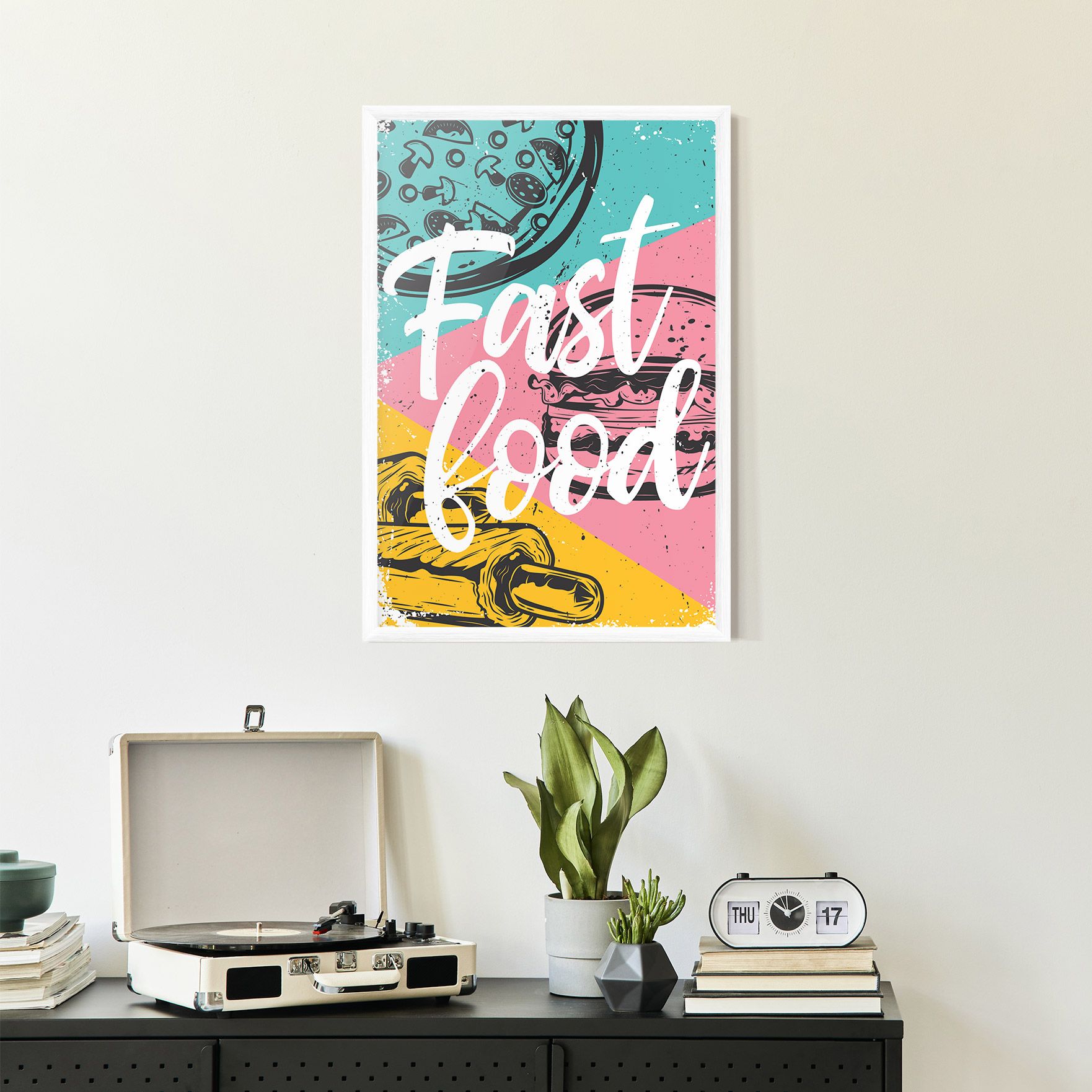 Fast Food Pink mockup 2