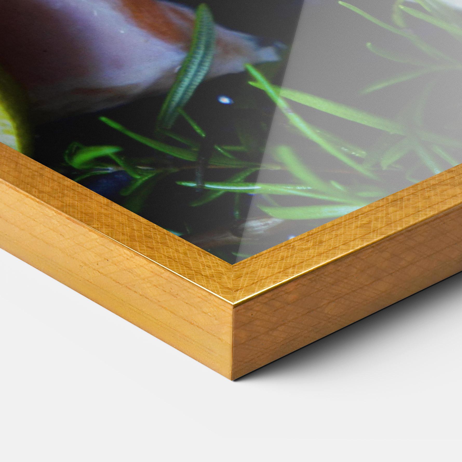 Gerahmte Poster Fish With Lemons mockup 3