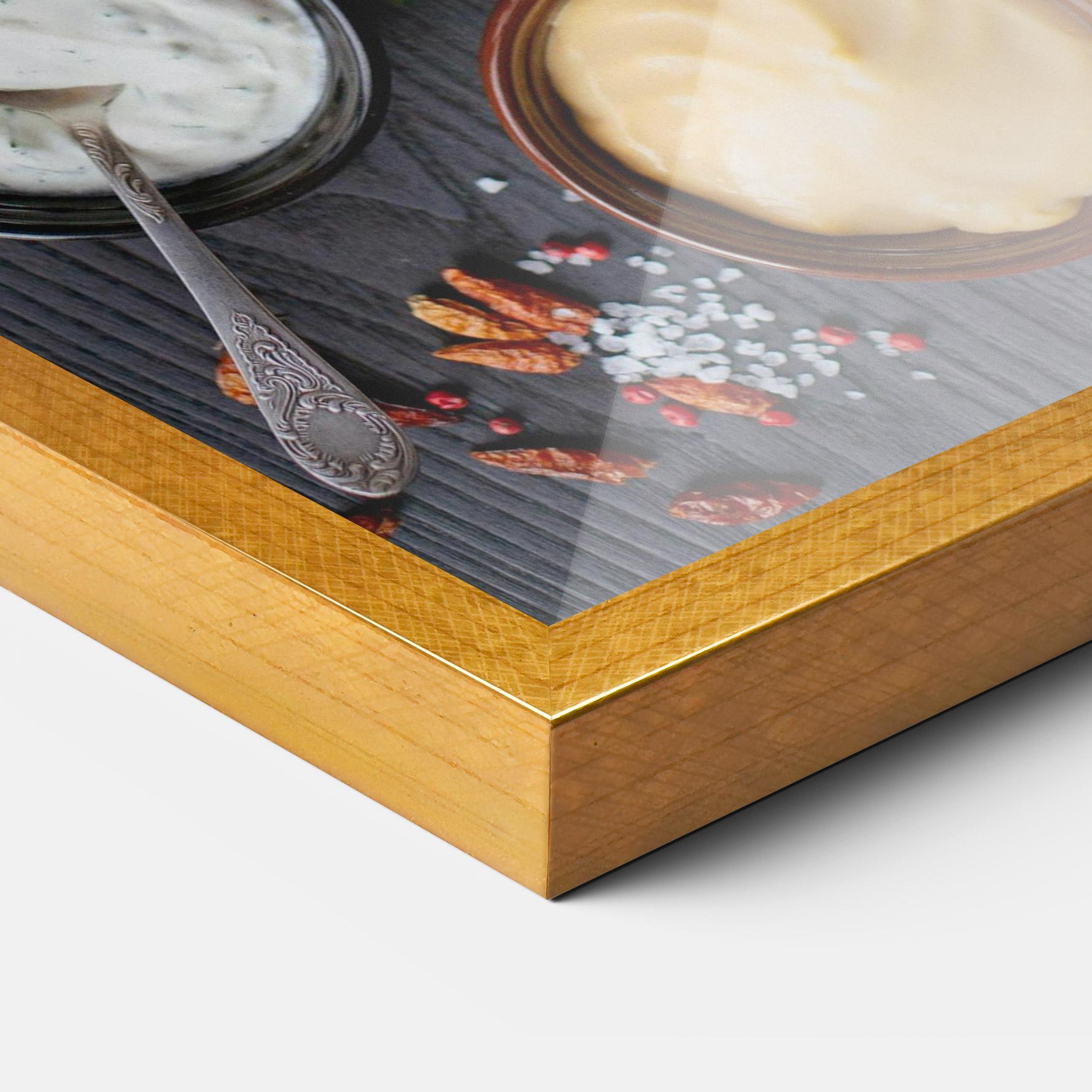 Gerahmte Poster Skewers mockup 3