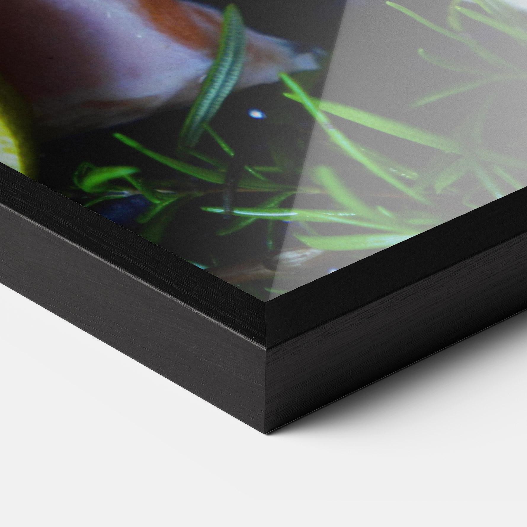 Gerahmte Poster Fish With Lemons mockup 3