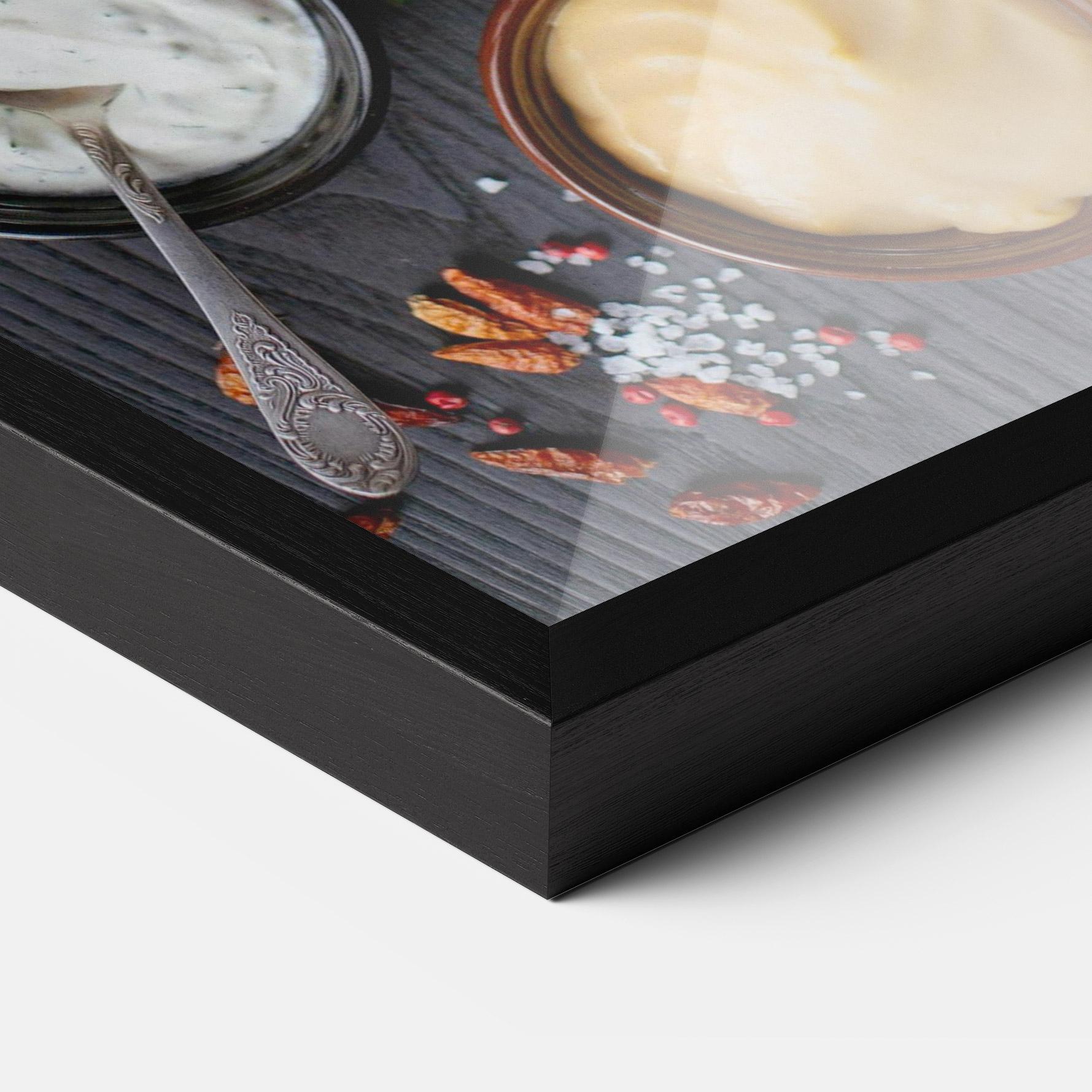 Gerahmte Poster Skewers mockup 3