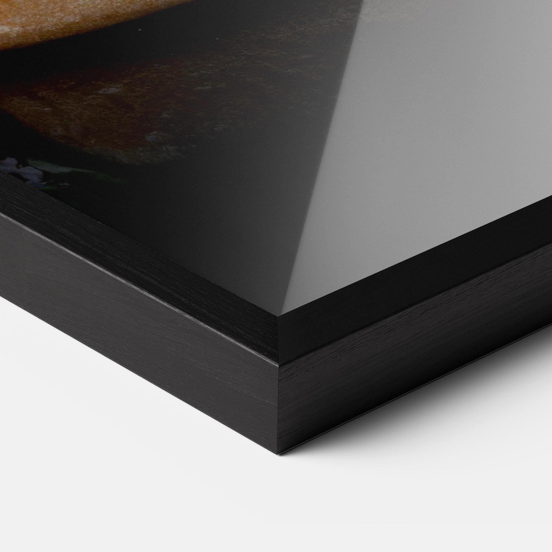 Gerahmte Poster Yumm Hamburger mockup 3