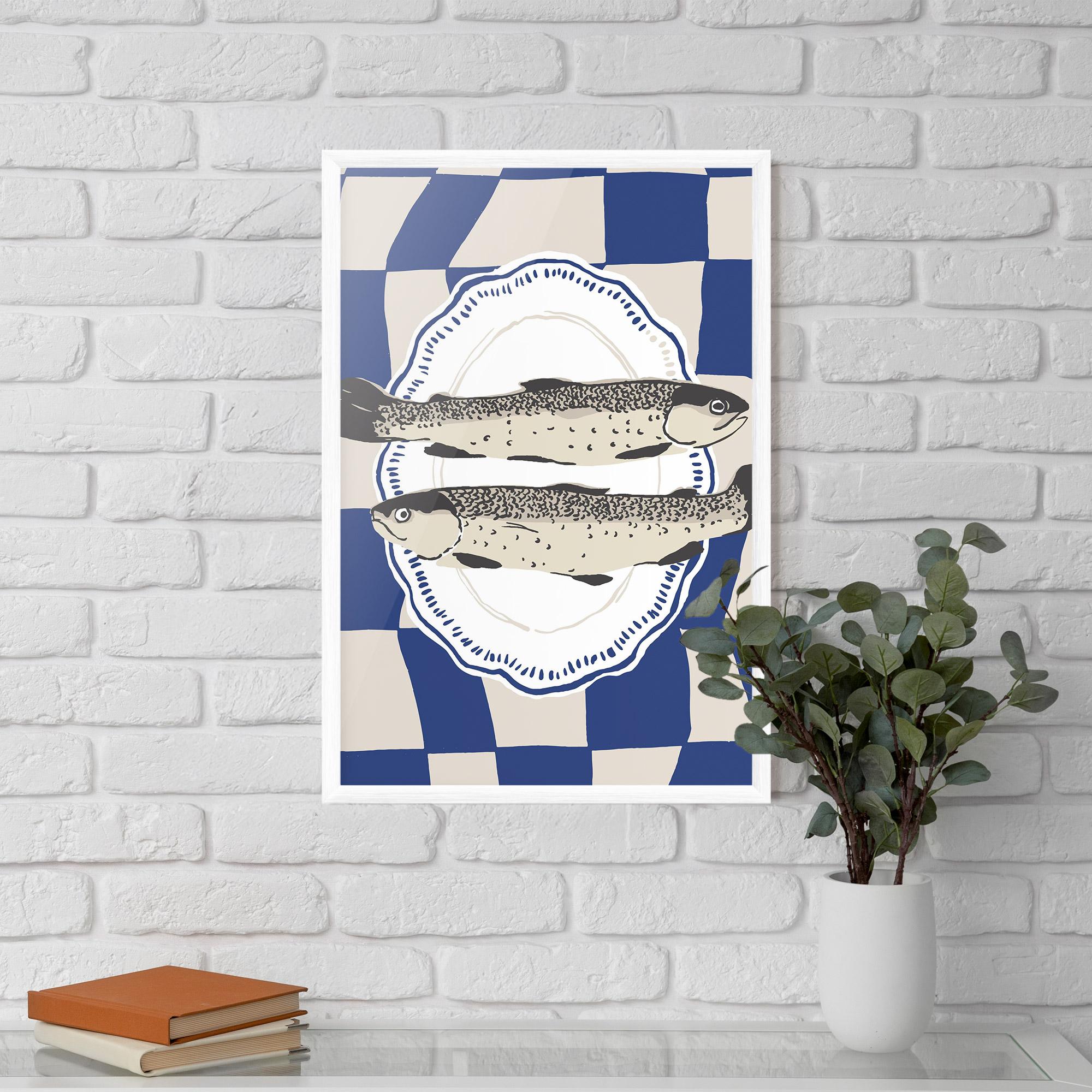 Gerahmte Poster Food Fish mockup 5