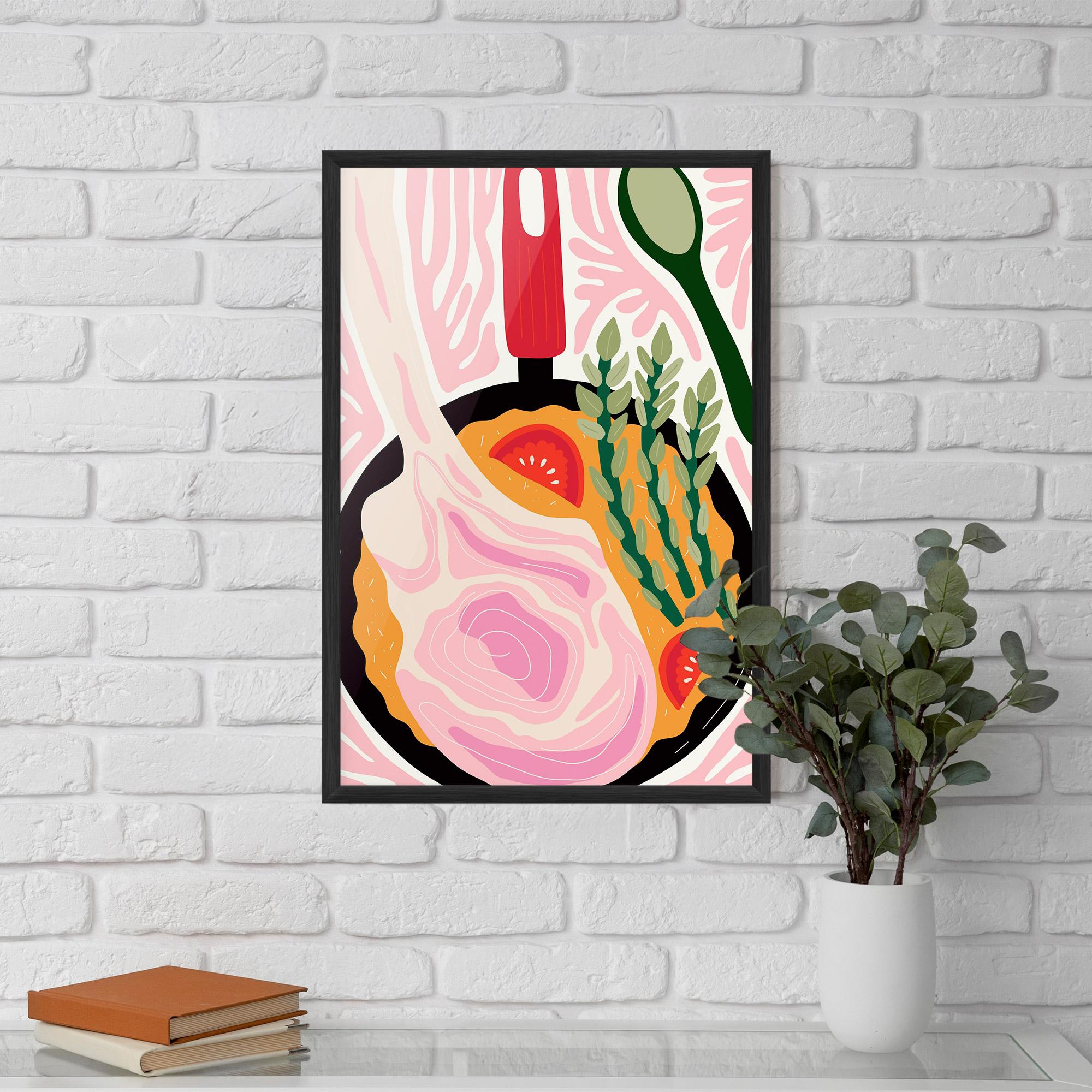 Gerahmte Poster Cooking mockup 5