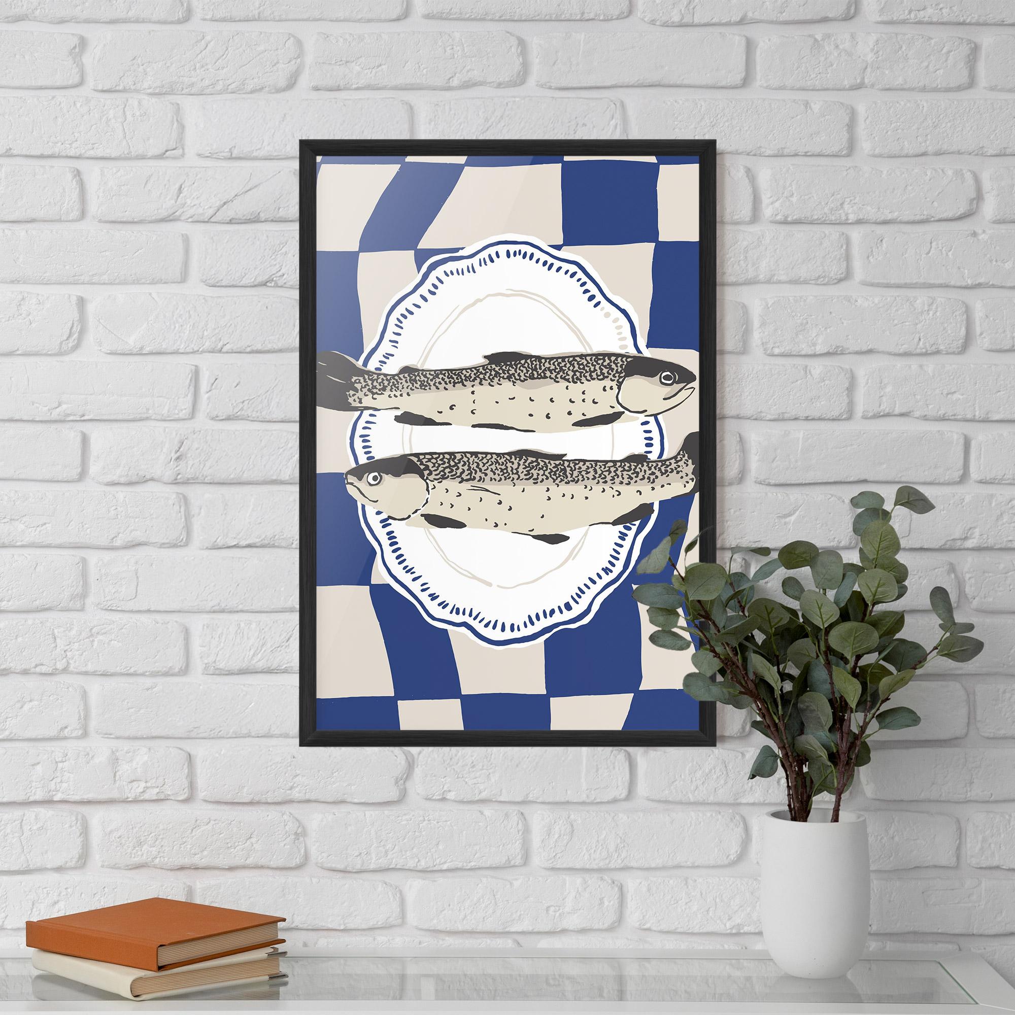Gerahmte Poster Food Fish mockup 5