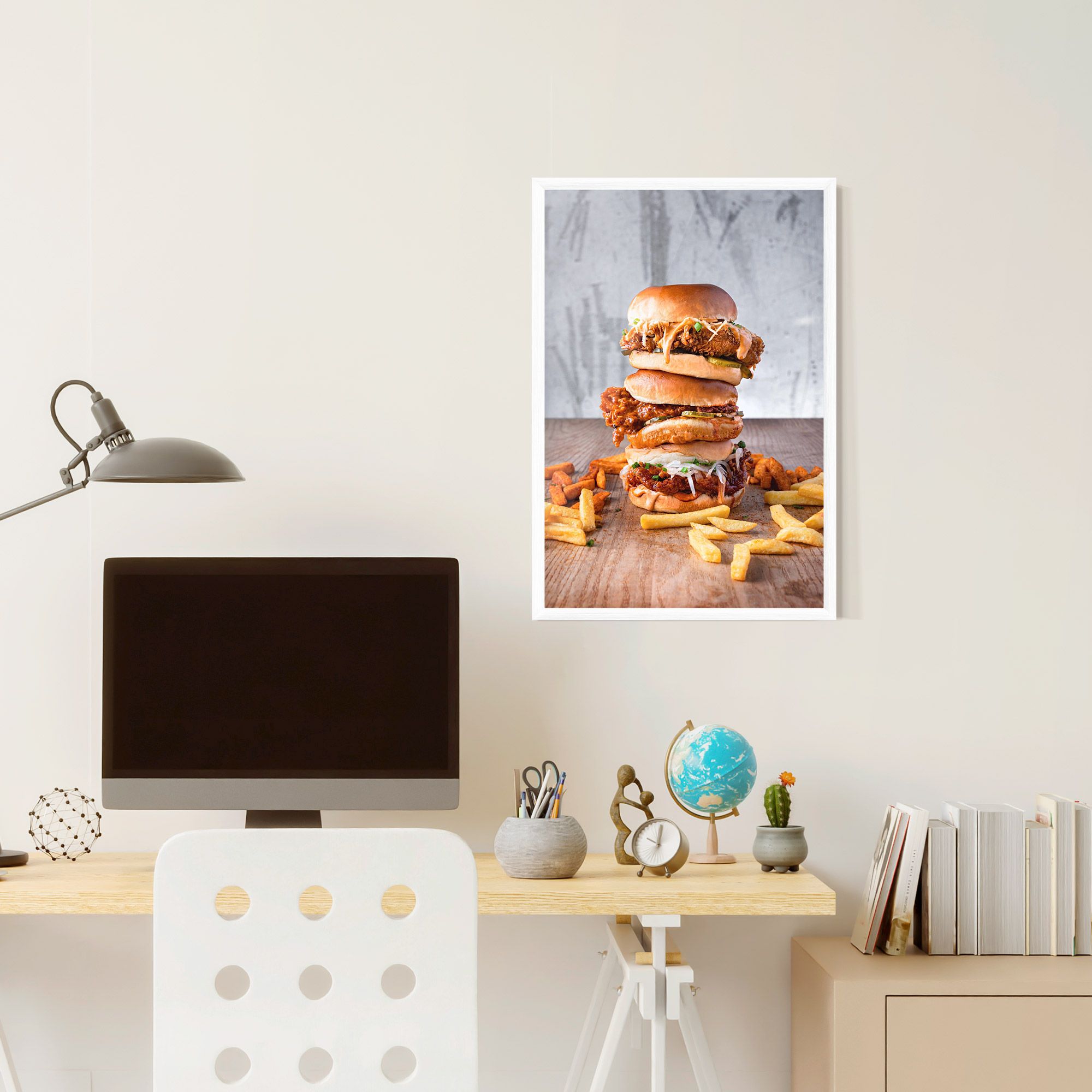 Triple Hamburger mockup 6