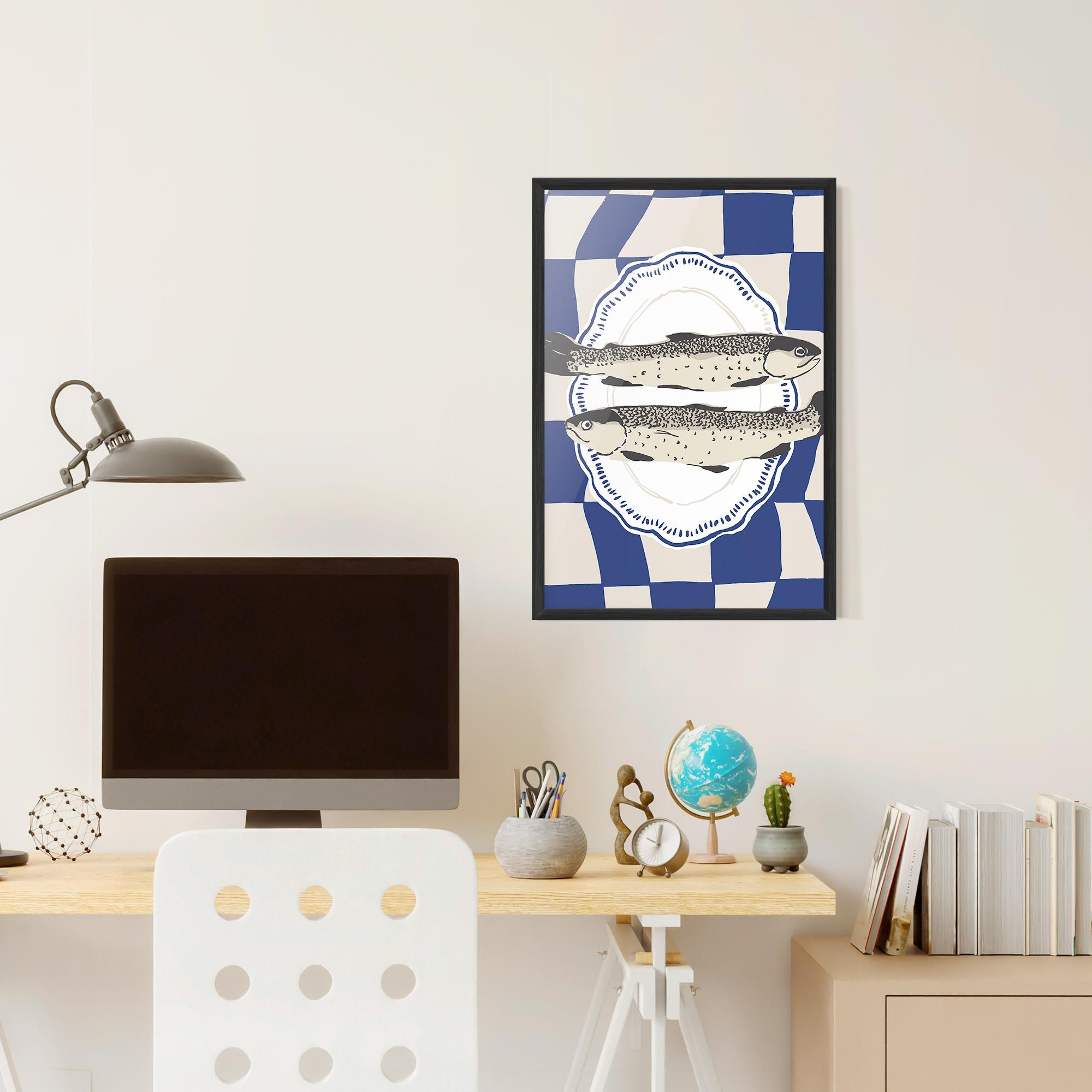 Gerahmte Poster Food Fish mockup 6